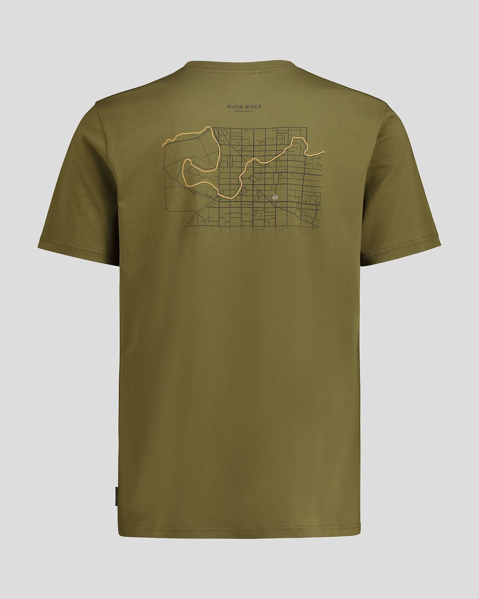 Men's Ride the River Organic Cotton T-shirt - Dark Fern - Image 4