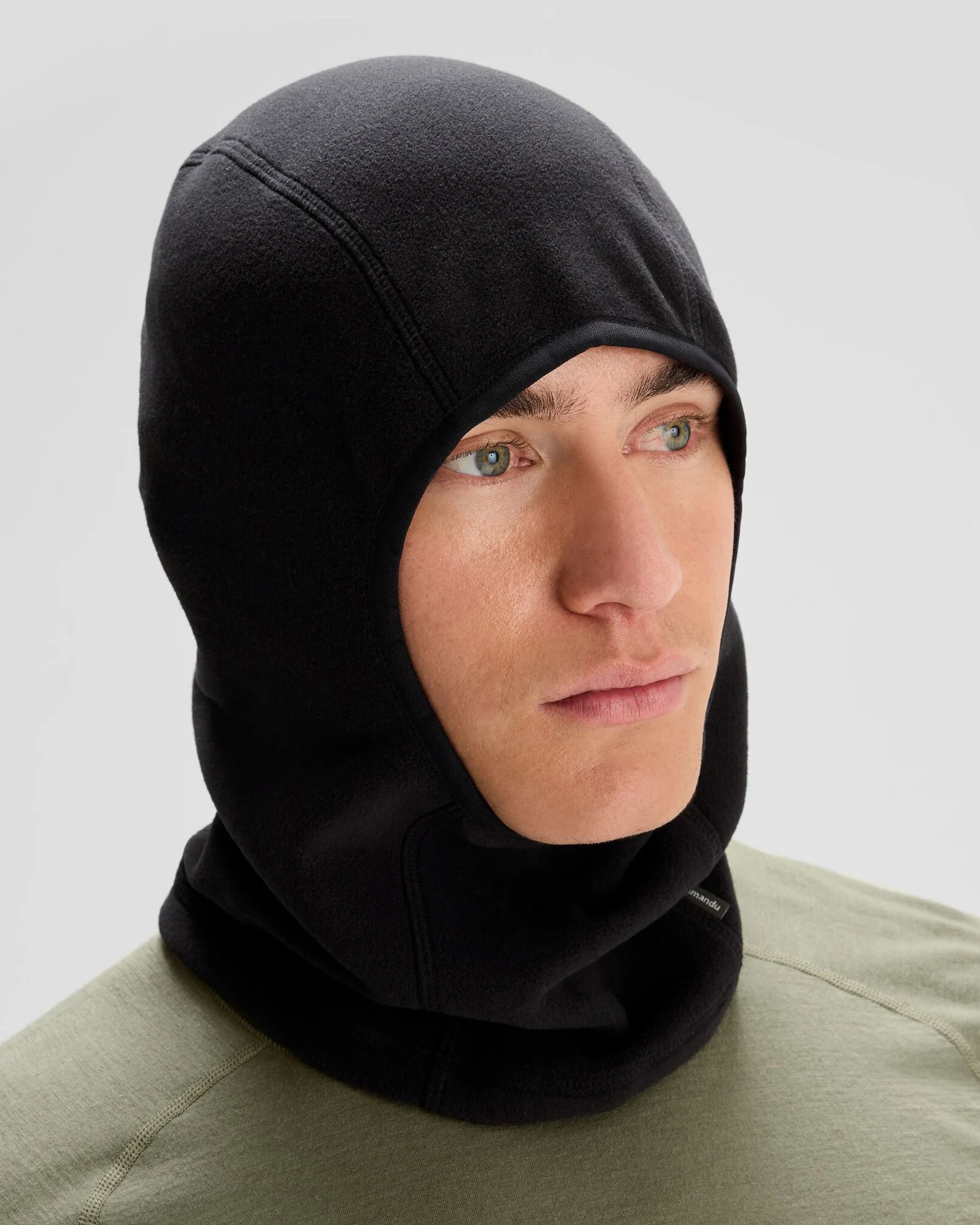 Ridge 100 PrimaLoft® Bio  Fleece Balaclava - Black - Image 3