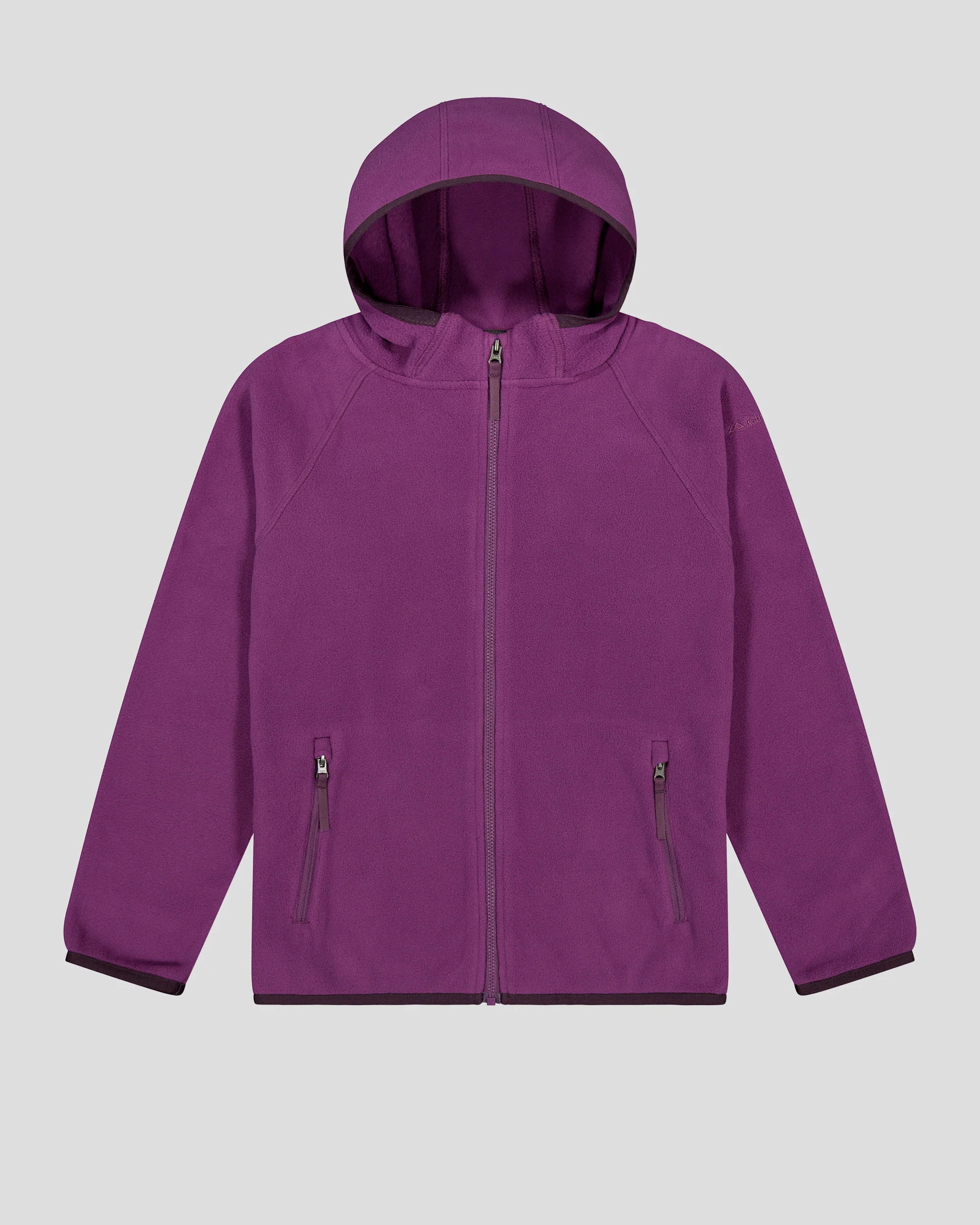 Kids Ridge 100 Primaloft Hooded Jacket - Berry - Image 5