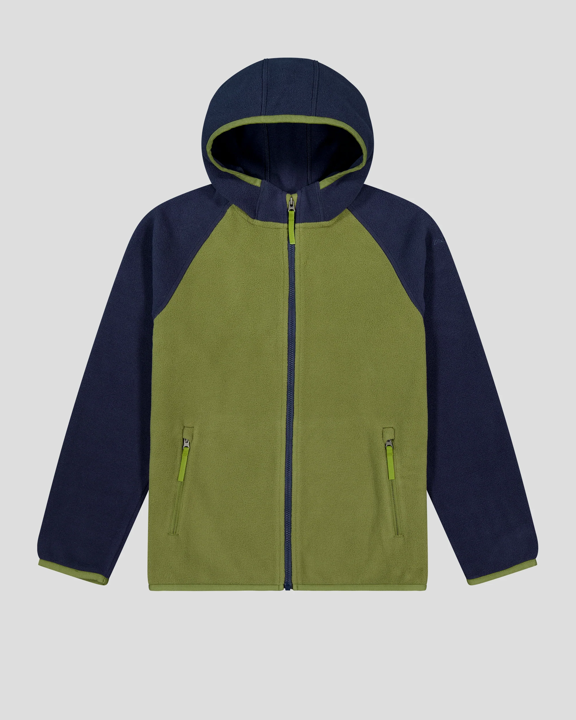 Kid's Ridge 100 Primaloft Hooded Jacket - Pure Navy/Dark Fern - Image 3