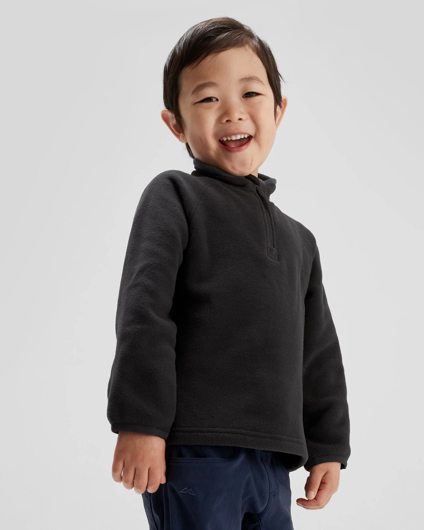 Kids' Ridge 100 PrimaLoft Bio Pullover - Black - Image 3