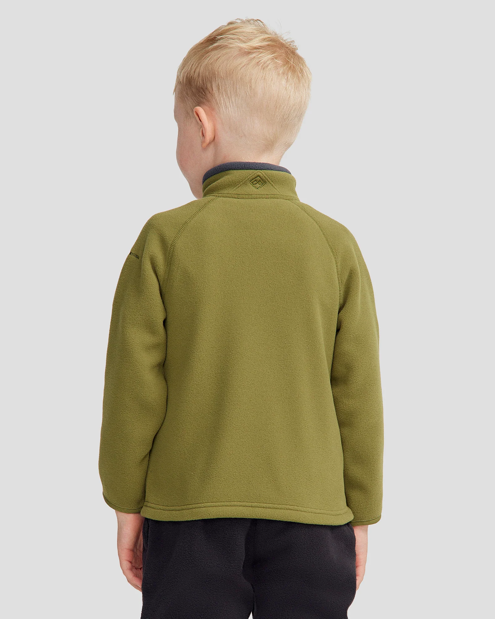 Kids' Ridge 100 PrimaLoft Bio Pullover - Dark Fern - Image 4