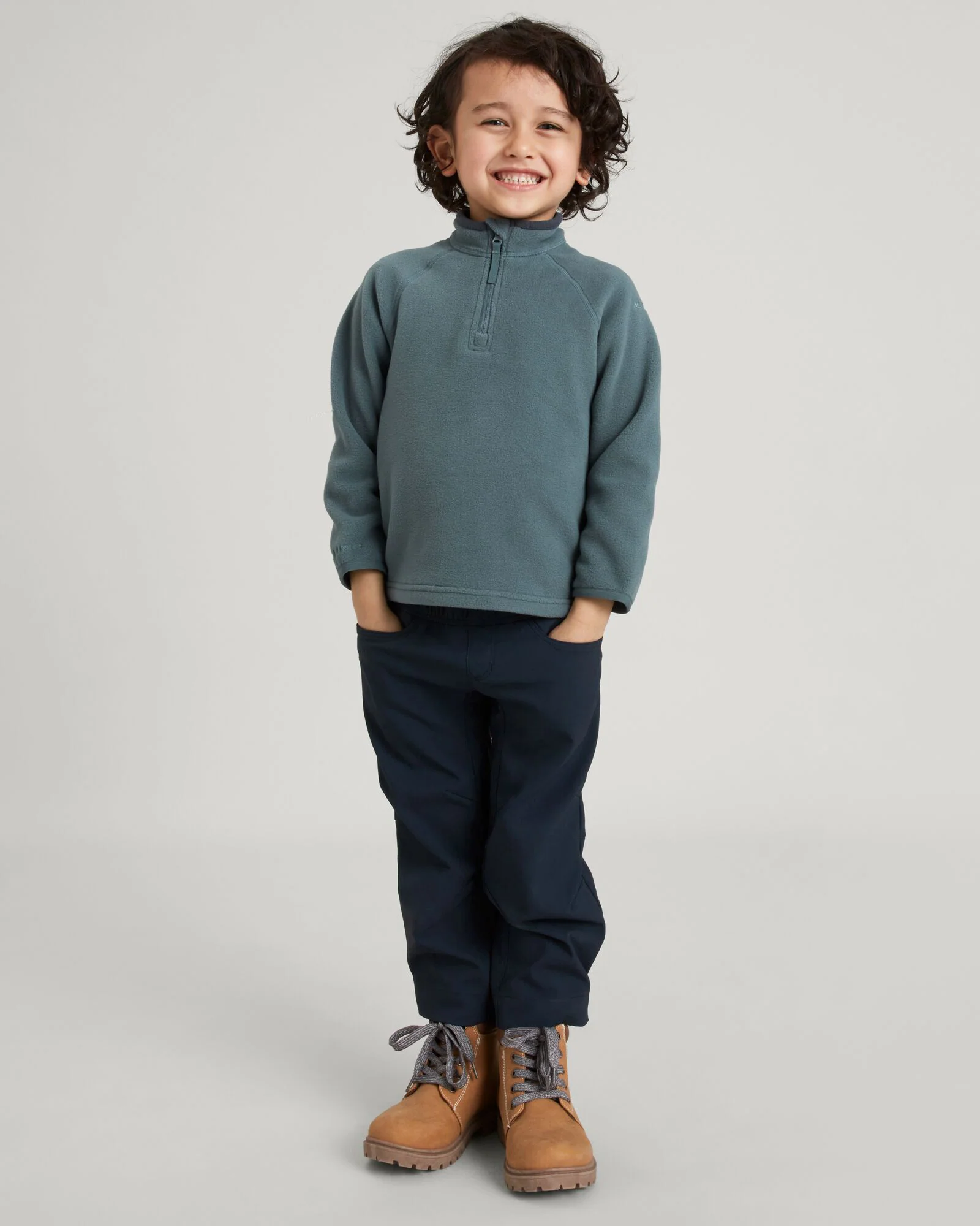 Kids' Ridge 100 PrimaLoft Bio Pullover - Light Night - Image 2