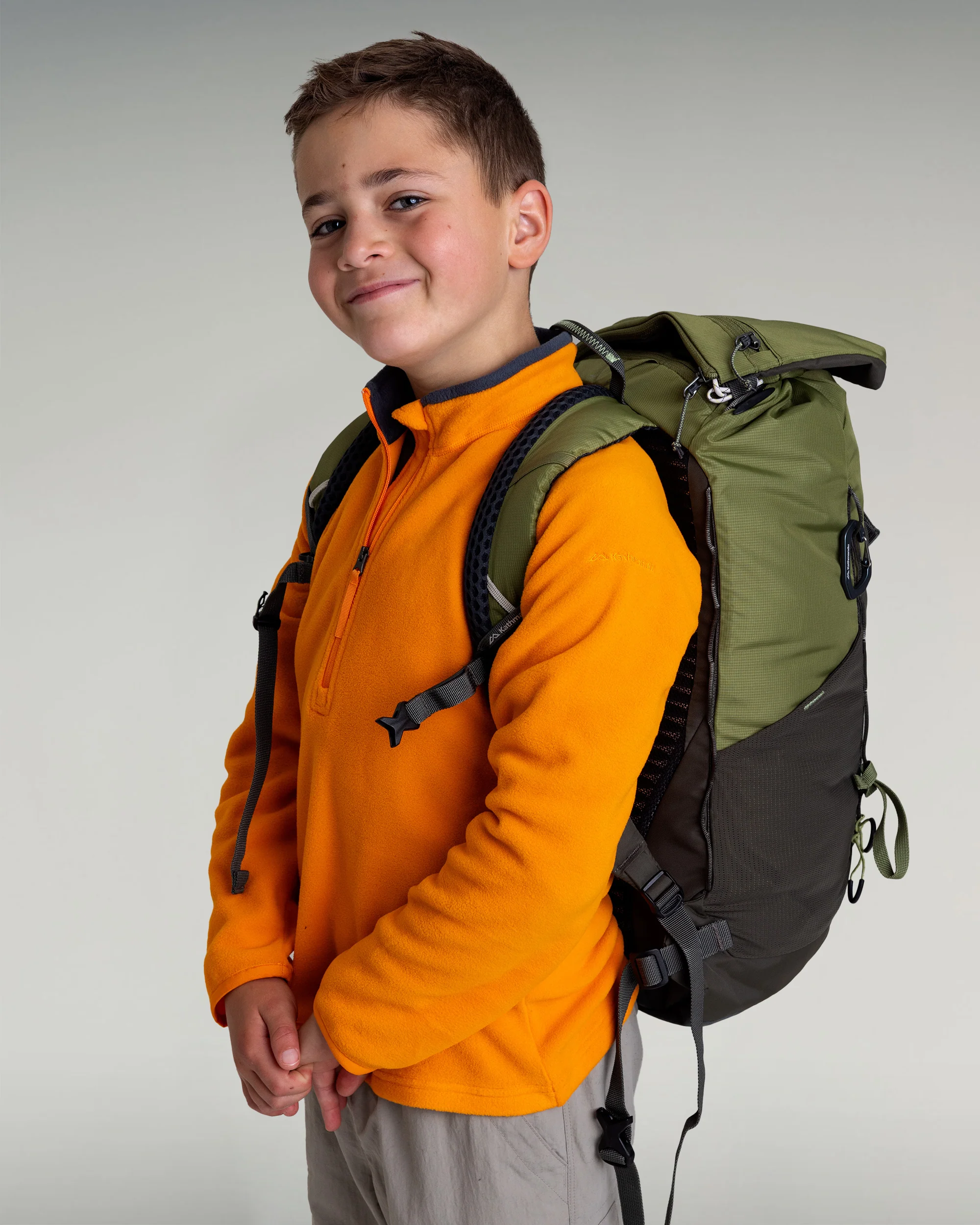 Kids' Ridge 100 Primaloft Pullover - Magma - Image 2