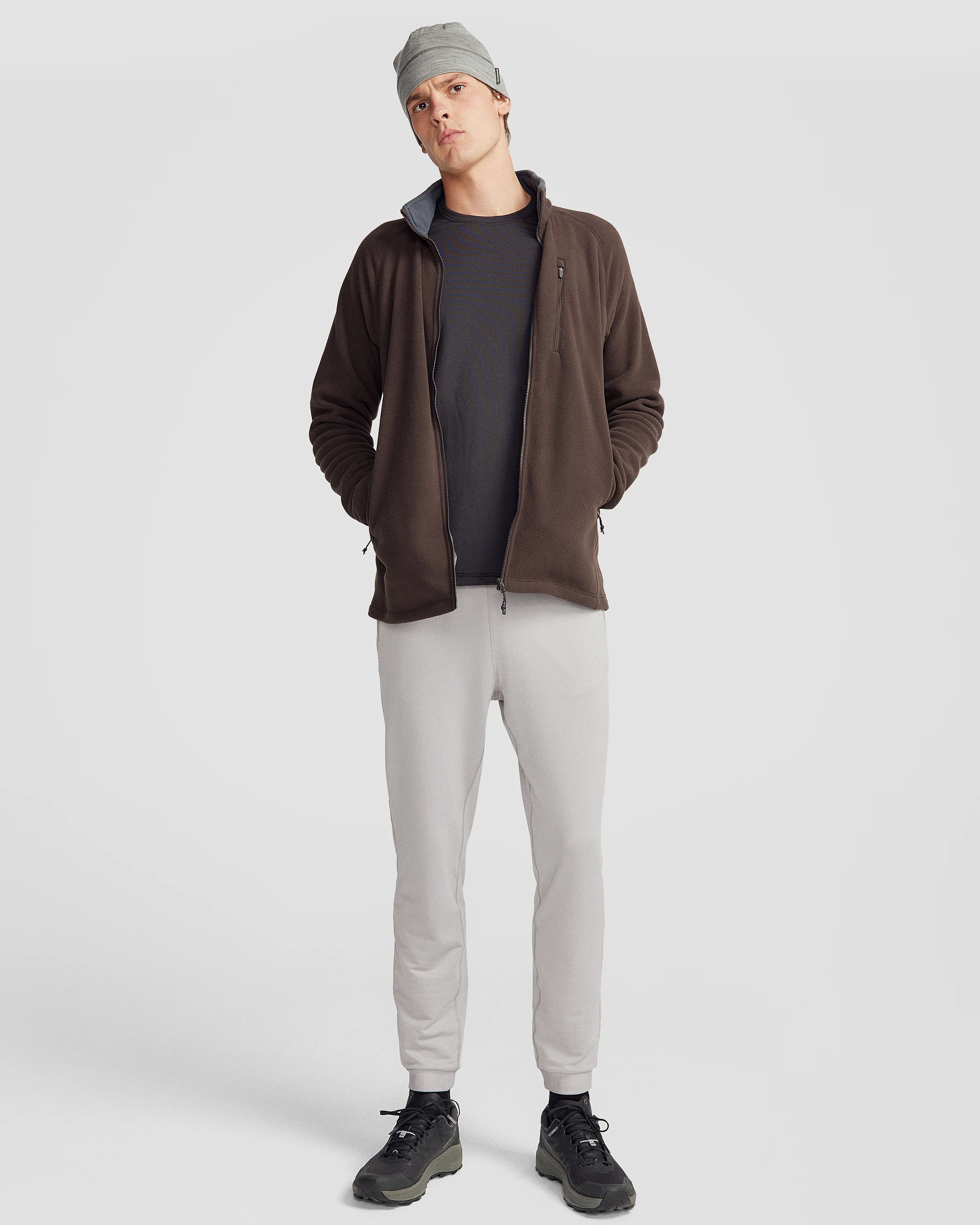 Men's Ridge 100 Primaloft Fleece Jacket - Cold Brew - Image 2