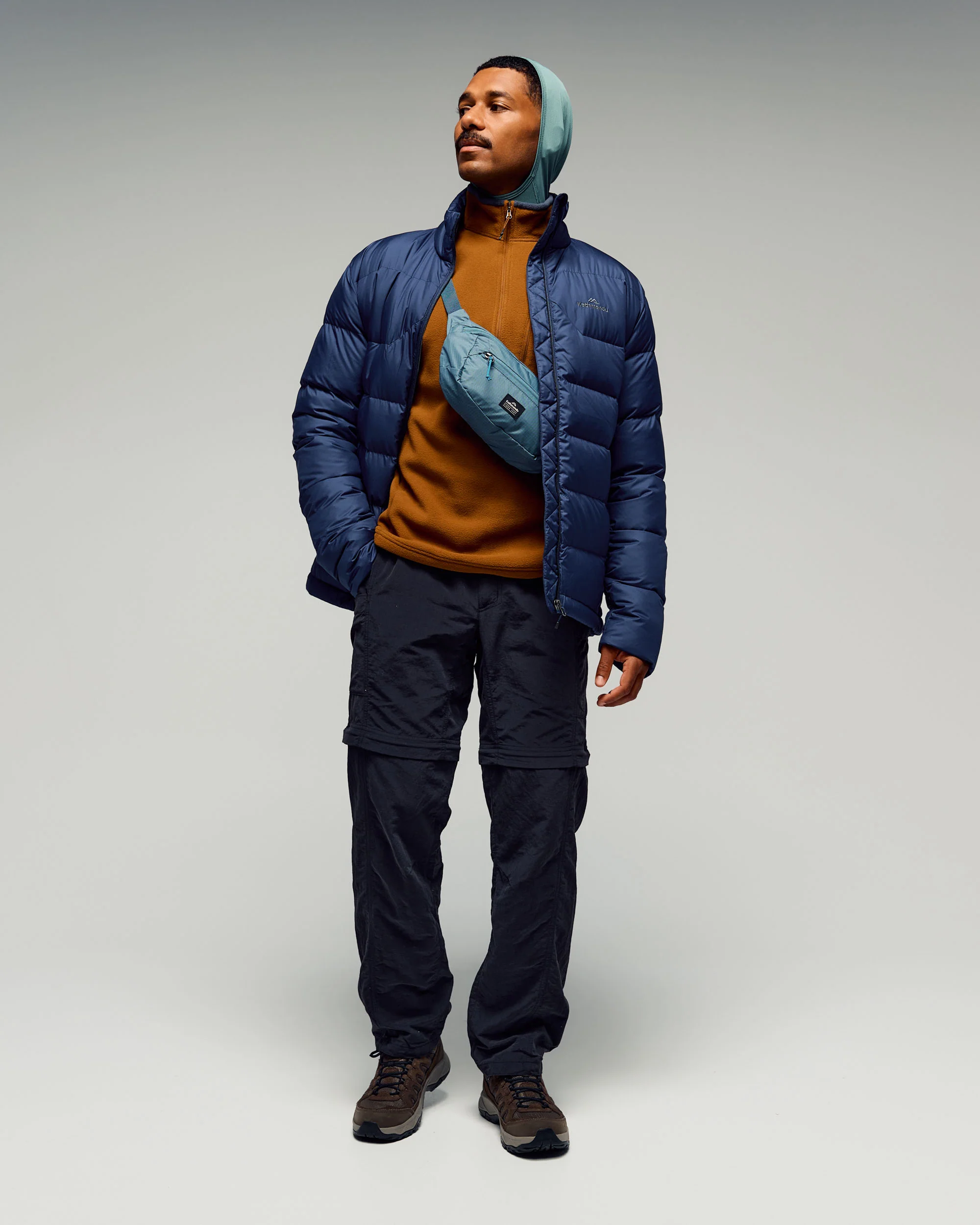 Men's Ridge 100 Primaloft Pullover - Bark - Image 2