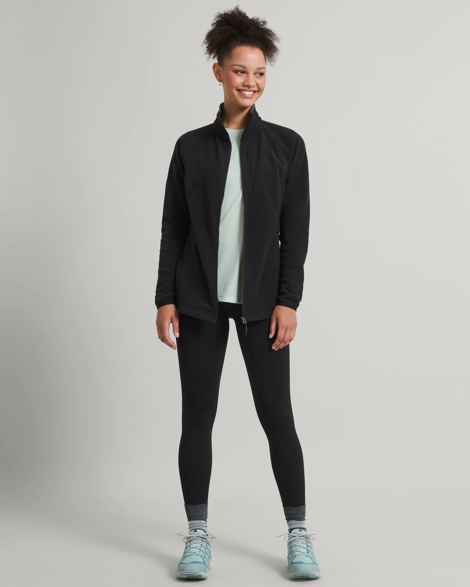 Women's Ridge 100 PrimaLoft Bio Fleece Jacket - Black - Image 2