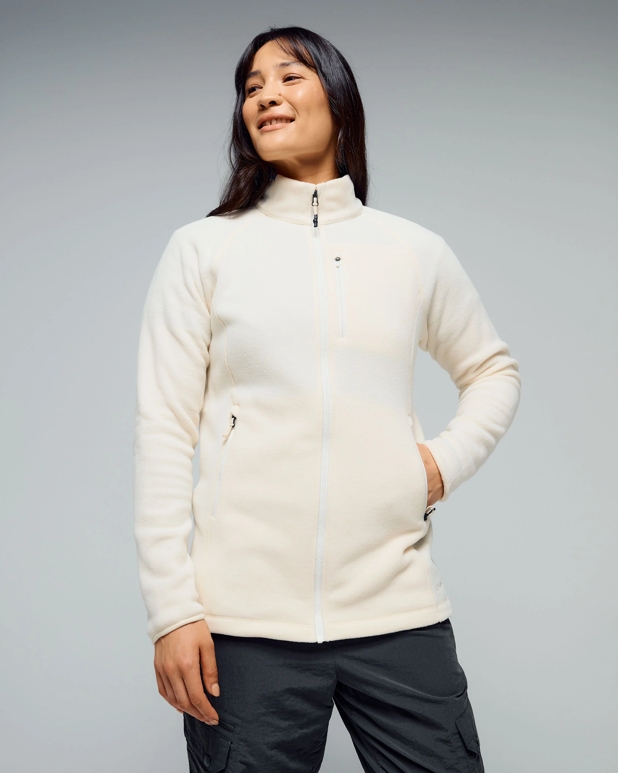 Women's Ridge 100 PrimaLoft Bio Fleece Jacket - Natural - Image 3