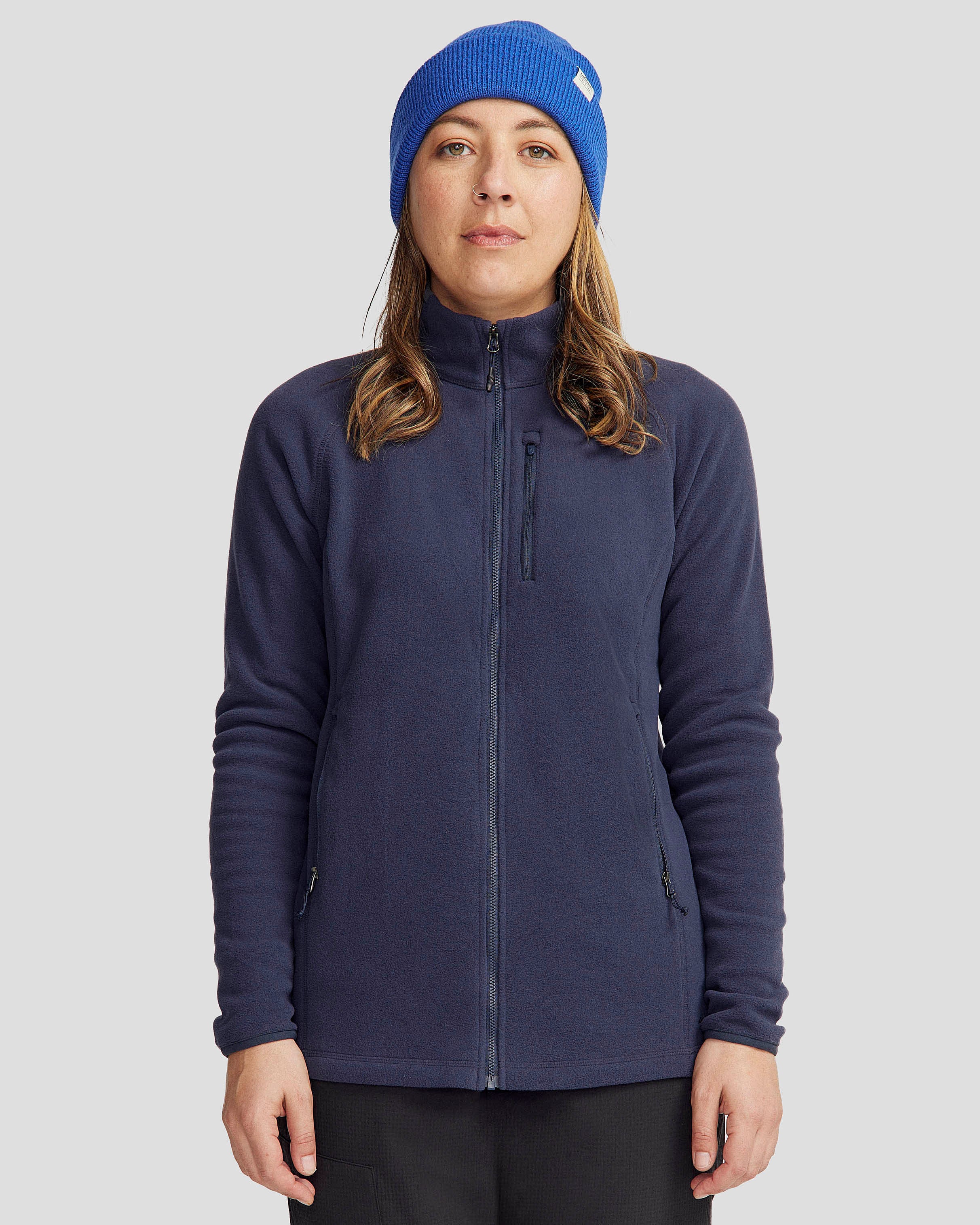 Women's Ridge 100 PrimaLoft Bio Fleece Jacket - Pure Navy - Image 2