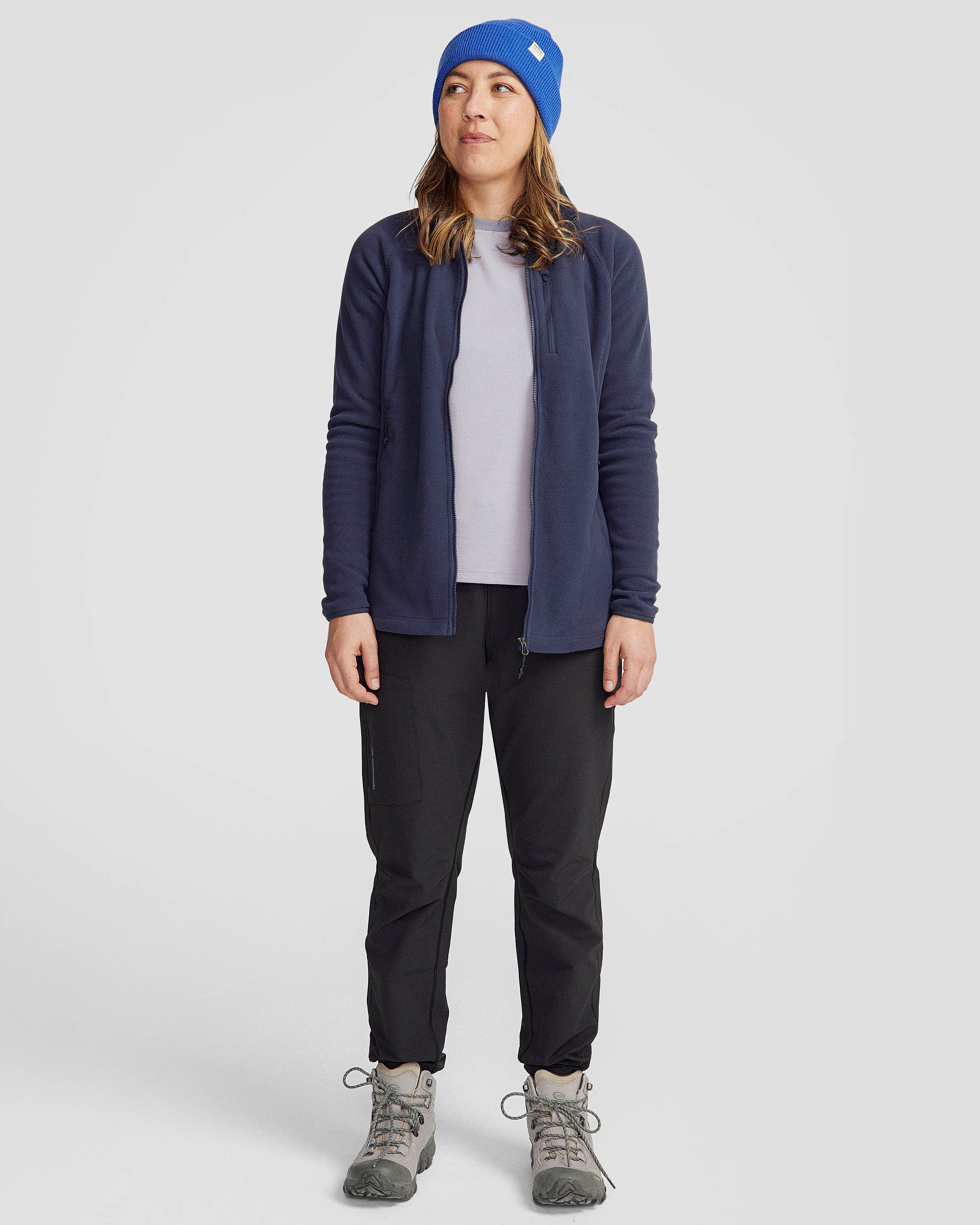 Women's Ridge 100 PrimaLoft Bio Fleece Jacket - Pure Navy - Image 3