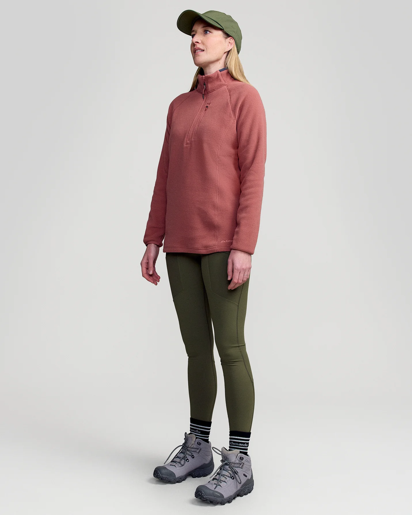 Ridge 100 Primaloft Wmns Pullover - Dark Clay - Image 2