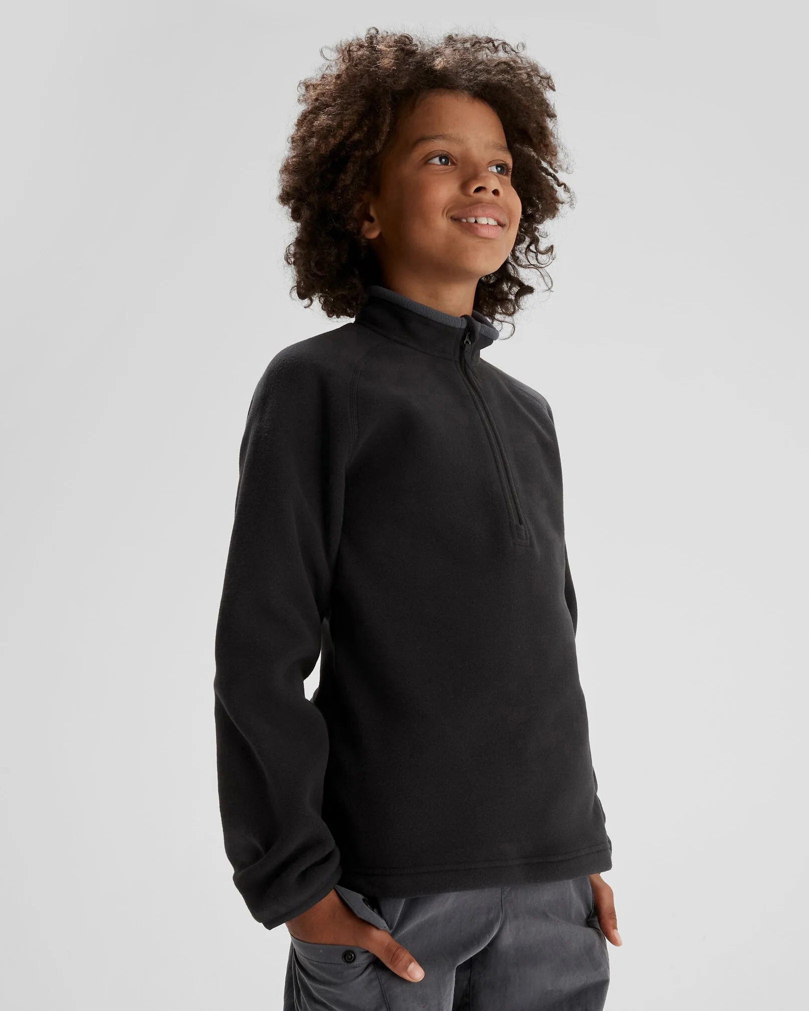 Youth Ridge 100 PrimaLoft Bio Pullover - Black - Image 3