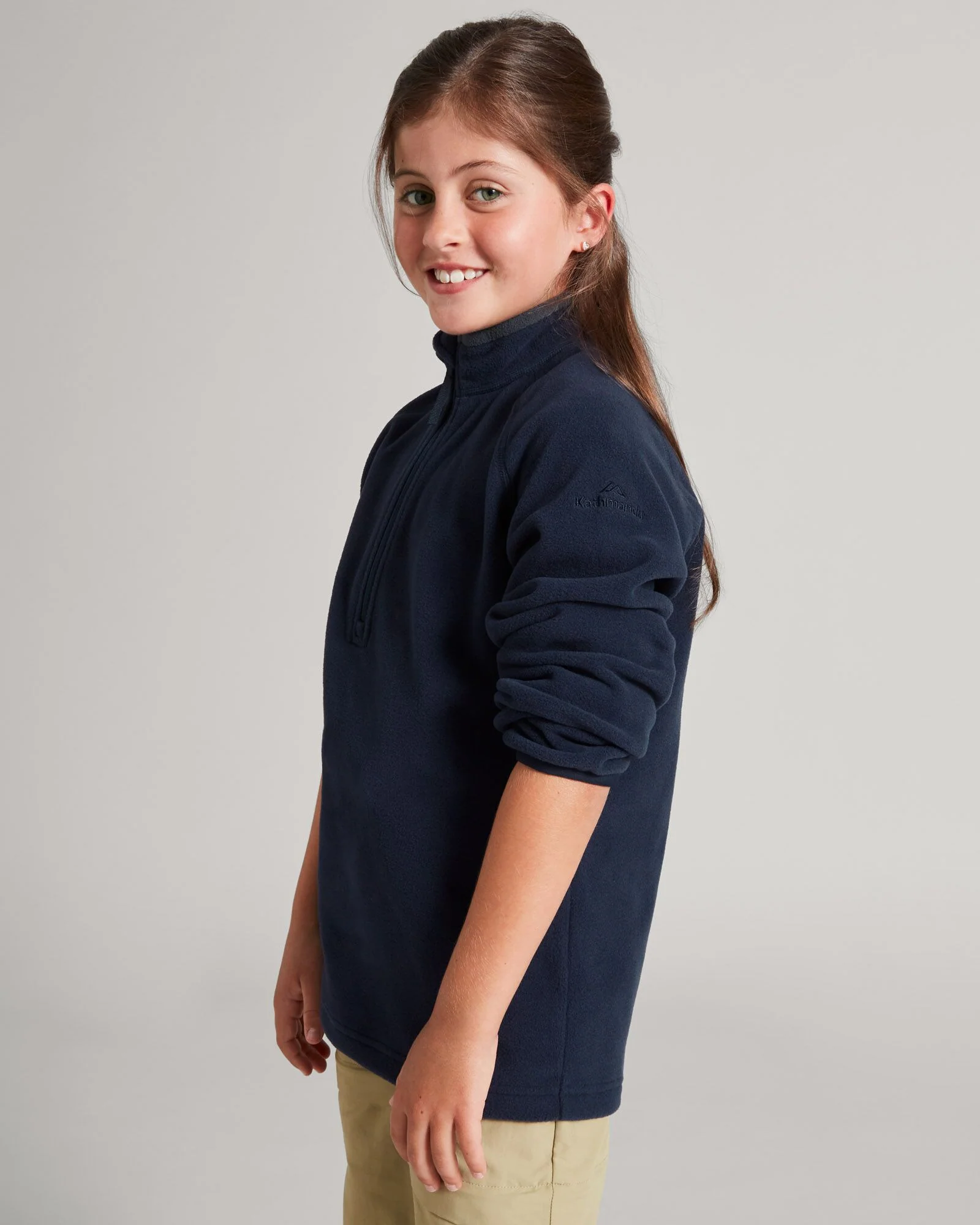 Youth Ridge 100 PrimaLoft Bio Pullover - Midnight Navy - Image 3
