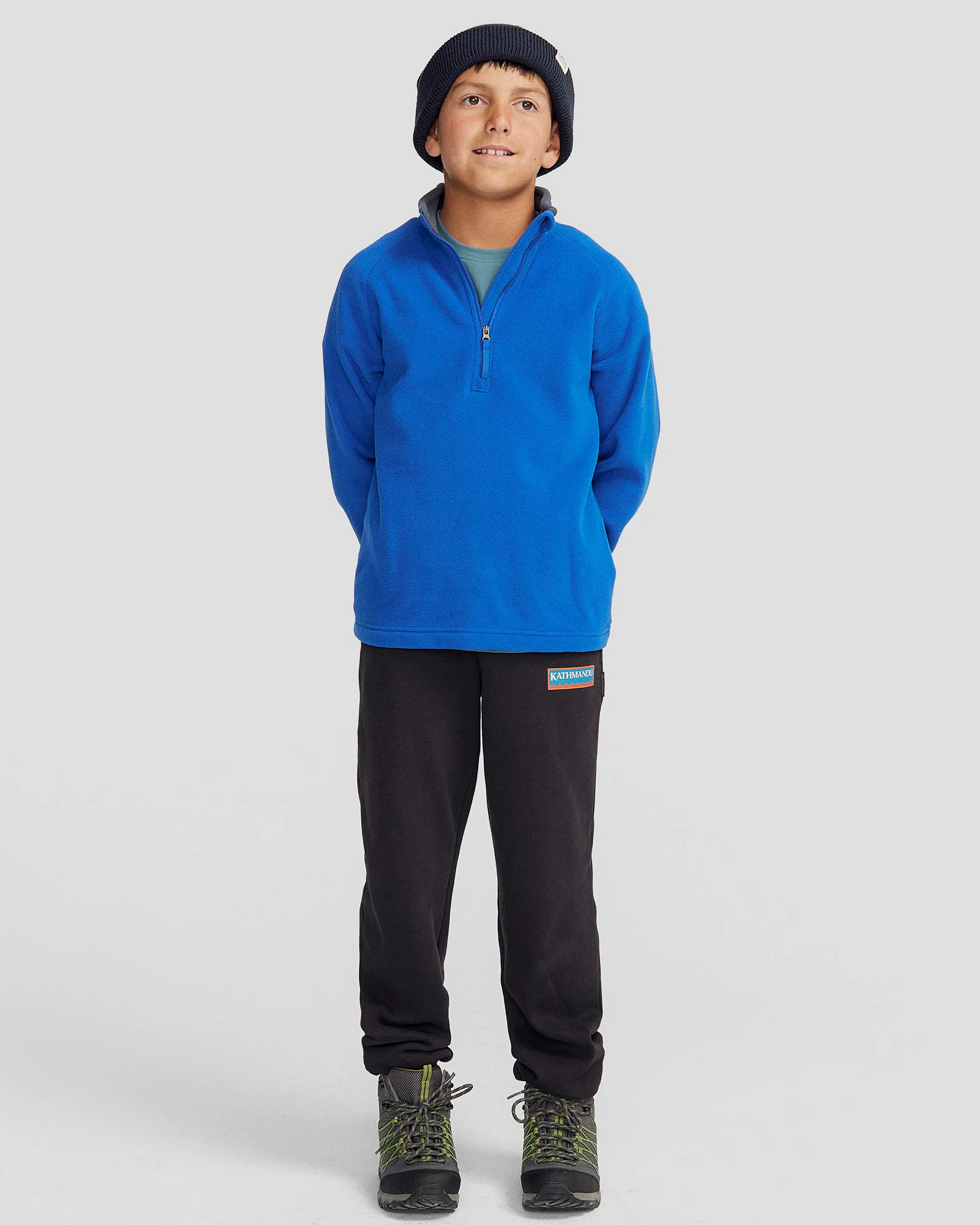 Youth Ridge 100 PrimaLoft Bio Pullover - Peak Blue - Image 2