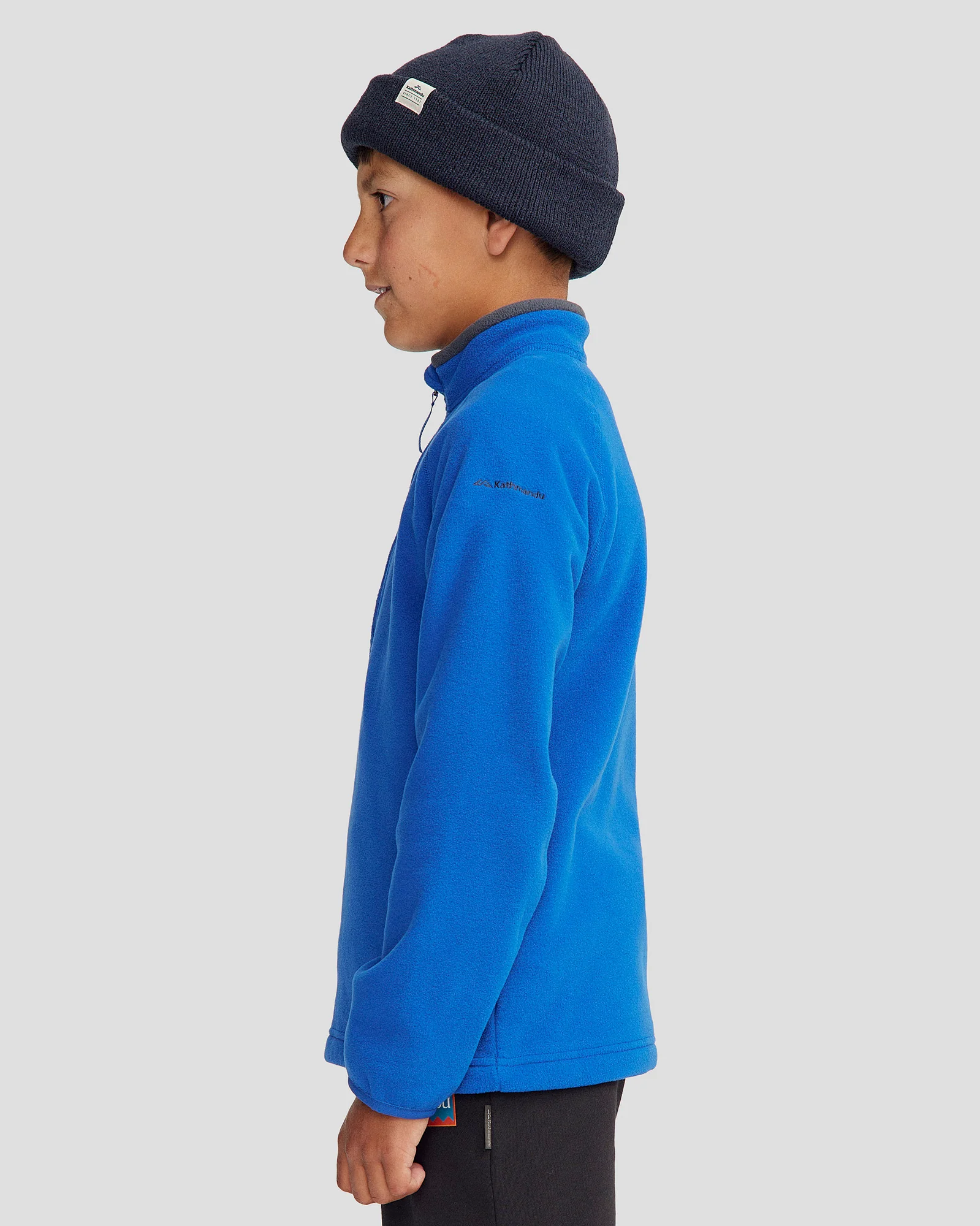 Youth Ridge 100 PrimaLoft Bio Pullover - Peak Blue - Image 3