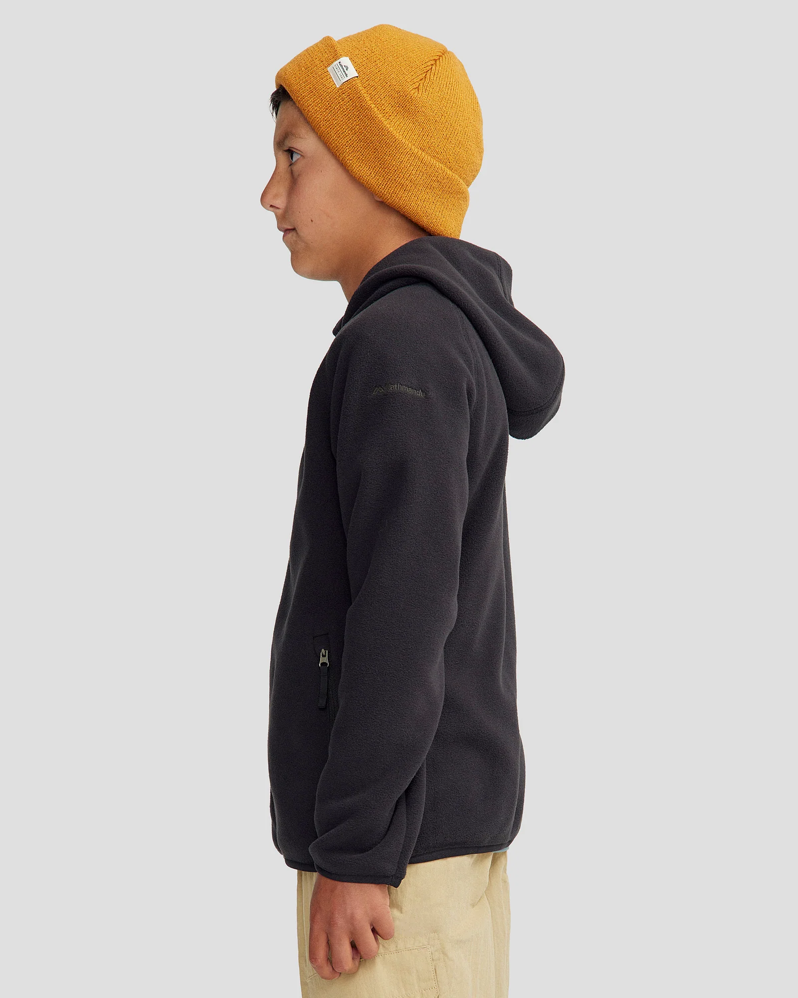 Youth Ridge 100 PrimaLoft Hooded Jacket - Black - Image 5