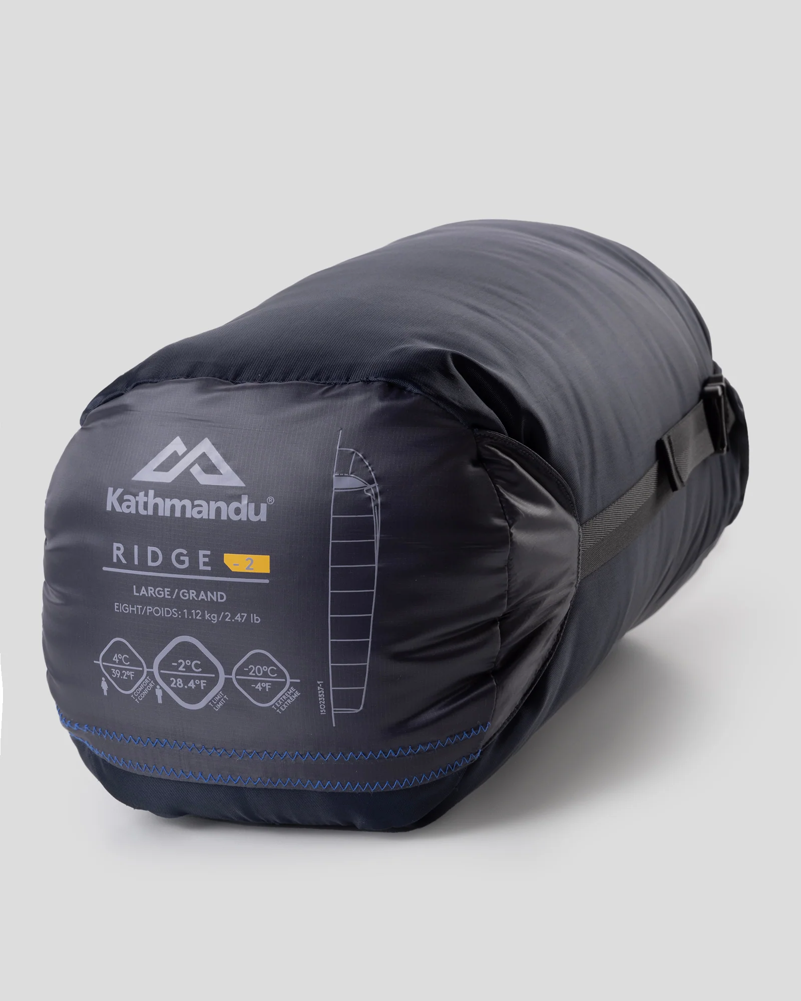 Ridge - 2 Sleeping Bag - Large - Pure Navy/Light Navy - Image 4
