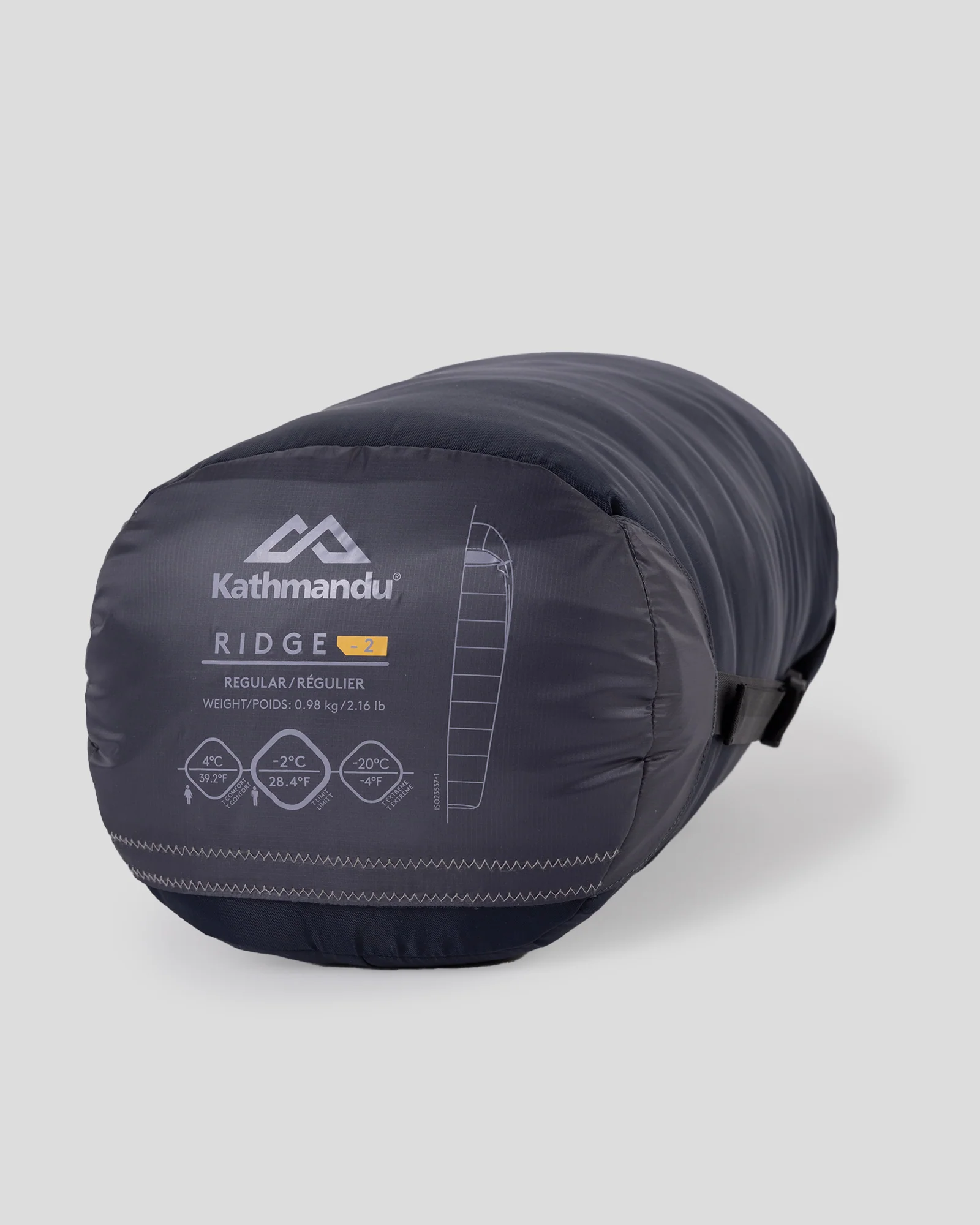 Ridge - 2 Sleeping Bag - Regular - Pure Navy/Light Navy - Image 7