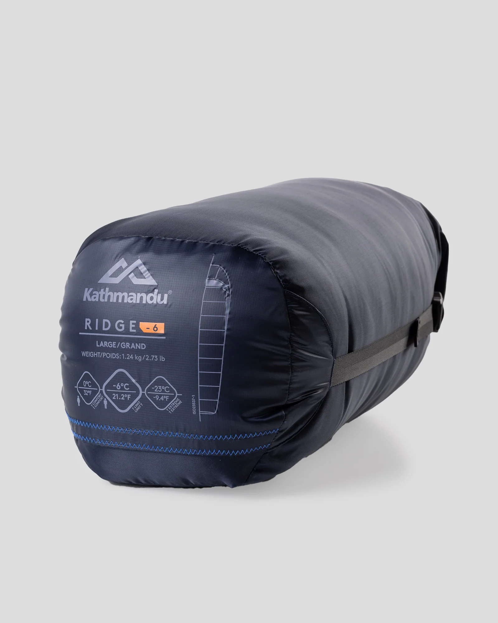 Ridge - 6 Sleeping Bag - Large - Pure Navy/Light Navy - Image 3