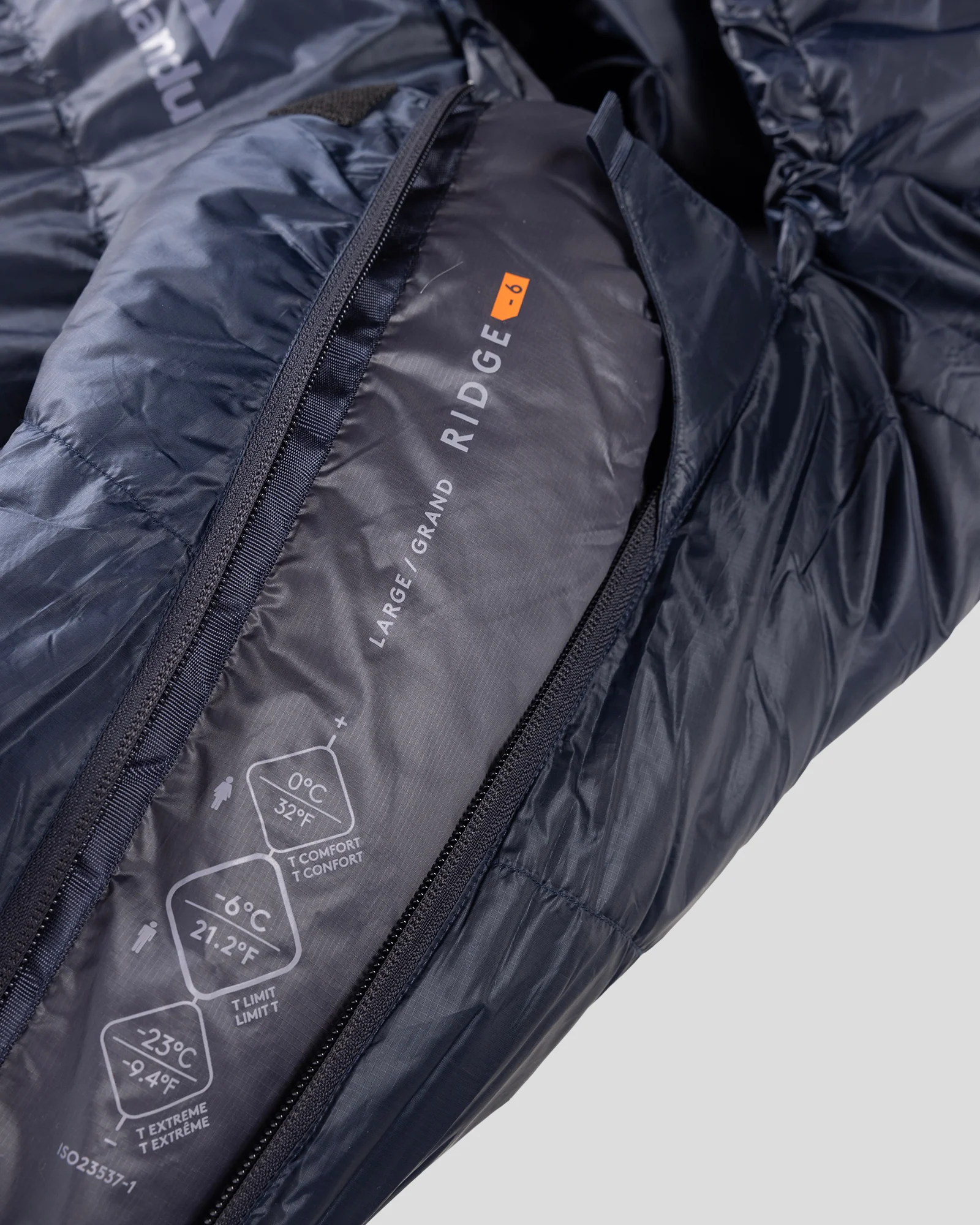 Ridge - 6 Sleeping Bag - Large - Pure Navy/Light Navy - Image 5