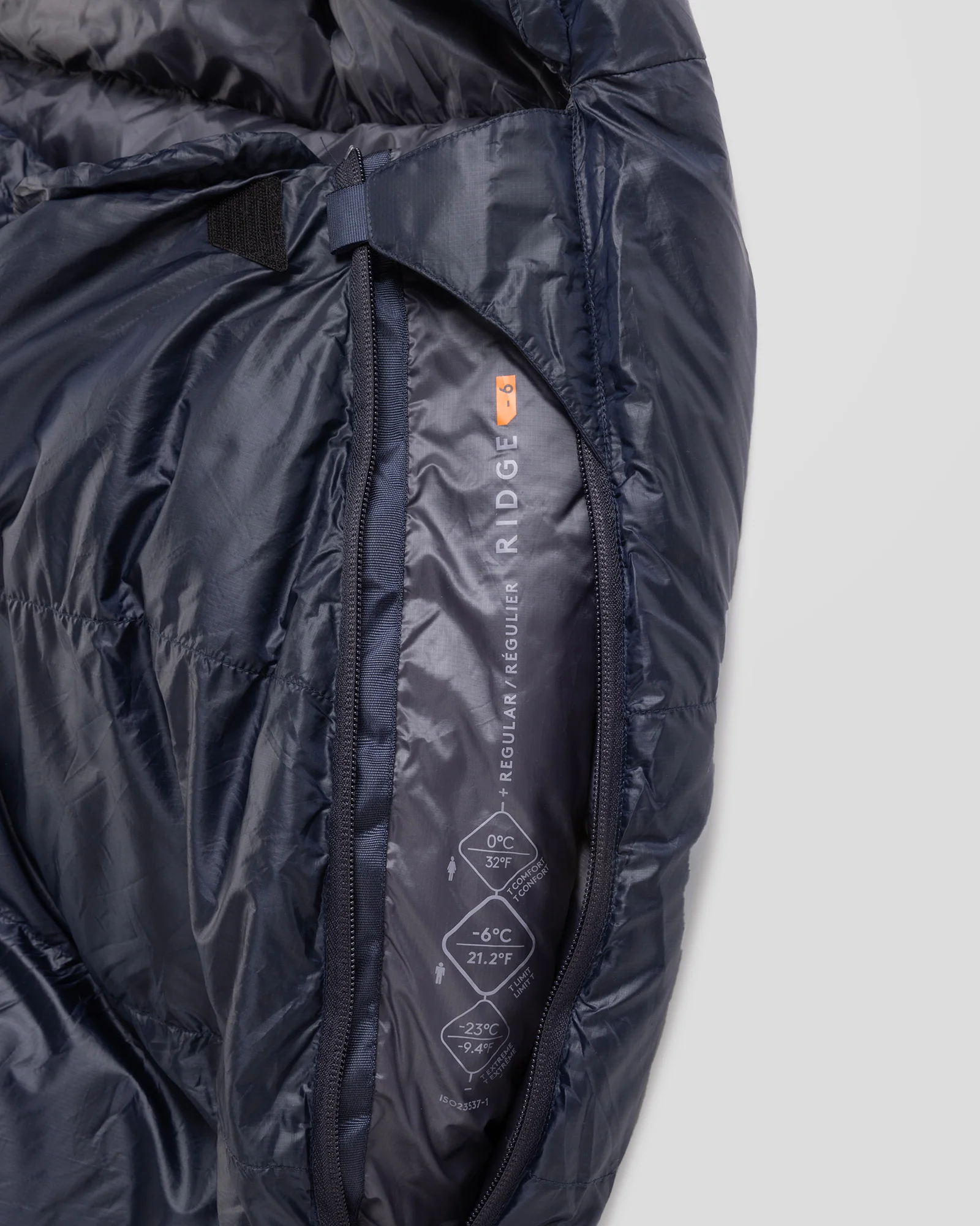 Ridge - 6 Sleeping Bag - Pure Navy/Light Navy - Image 3