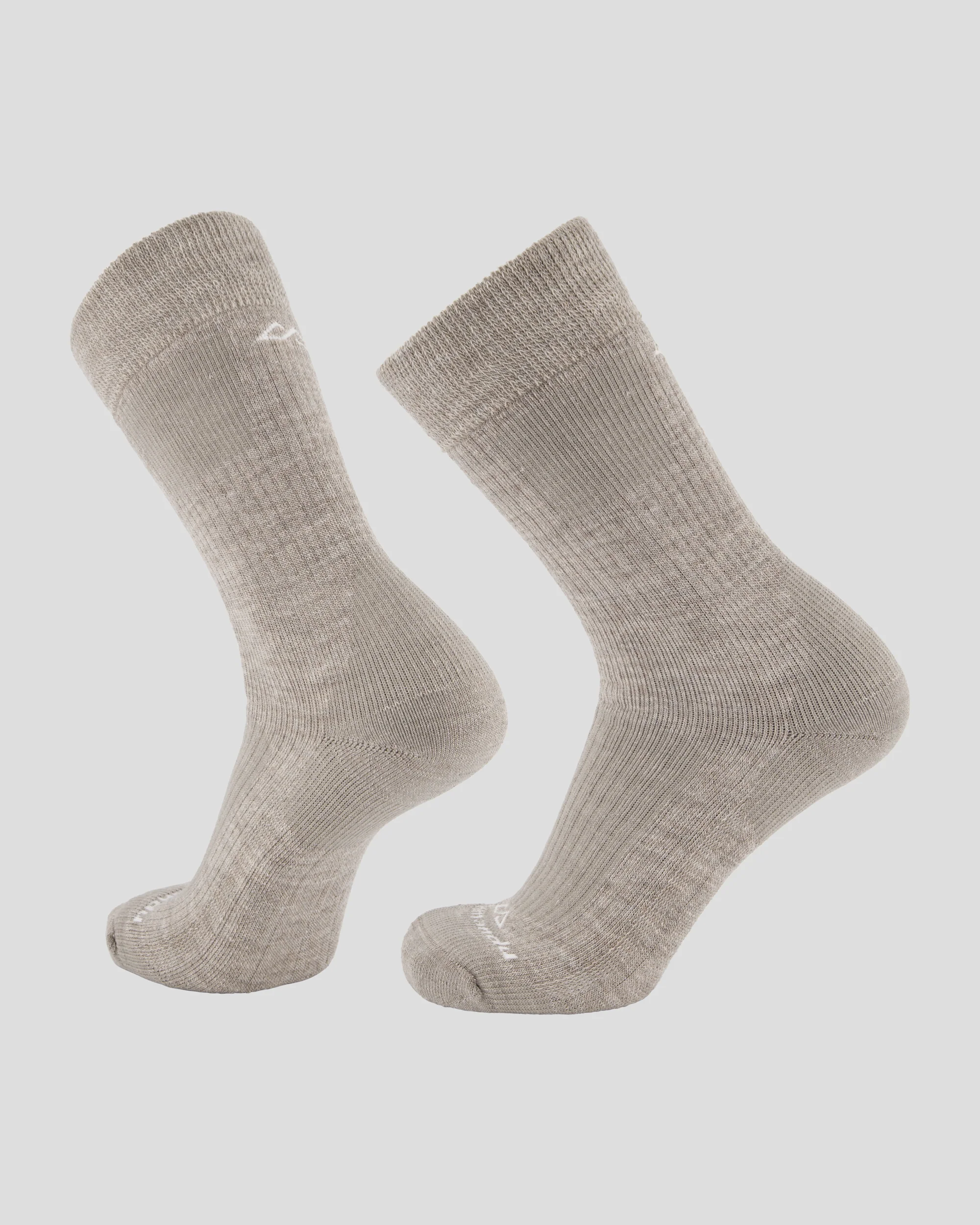 Ridge Thermo Socks - 2 pack - Oatmeal/Oatmeal - Image 3