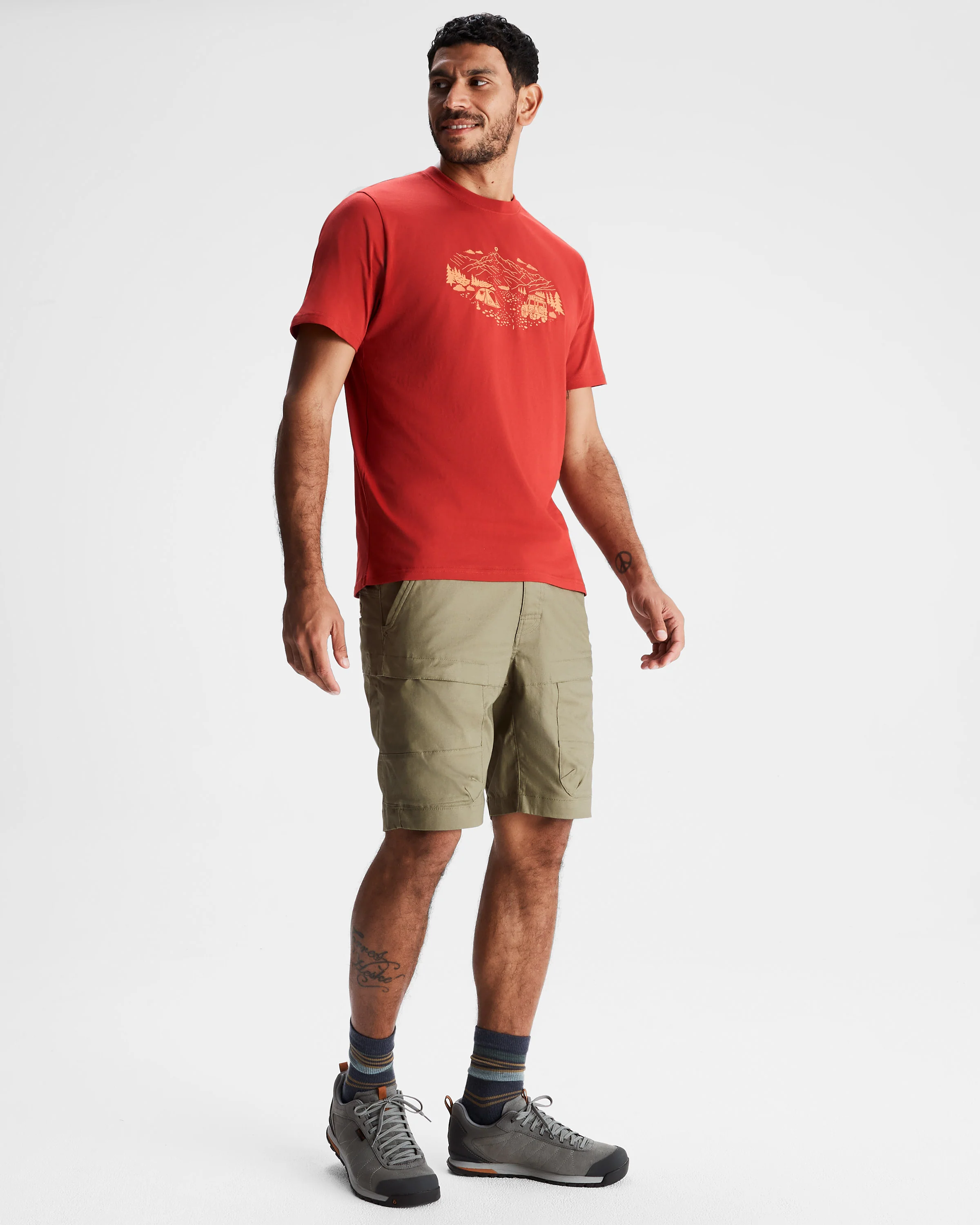 Men's Ridgeline Organic Cotton T-shirt - Spicy Chilli Pepper - Image 2