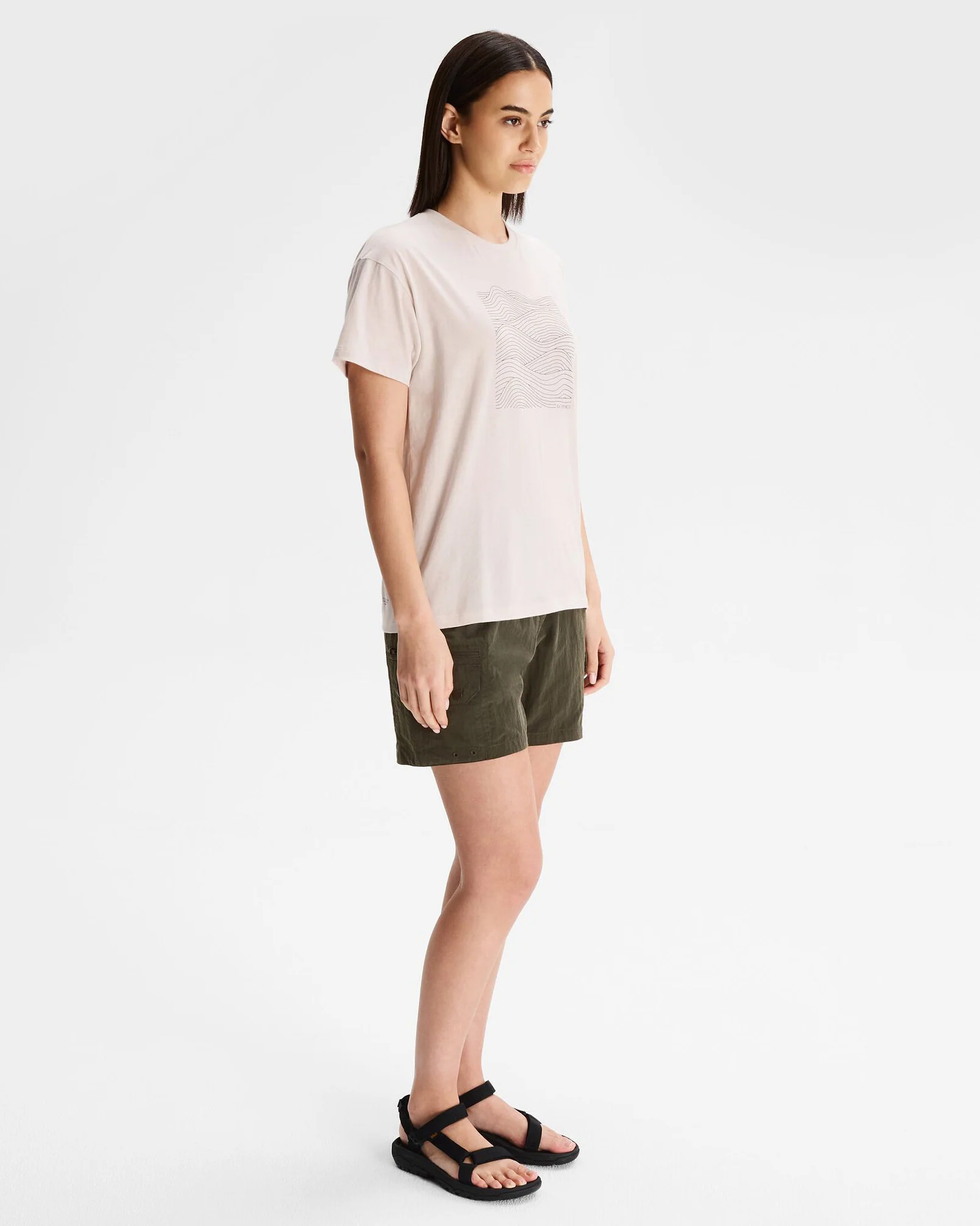 Women's Ripple Organic Cotton T-shirt - Shroom - Image 2