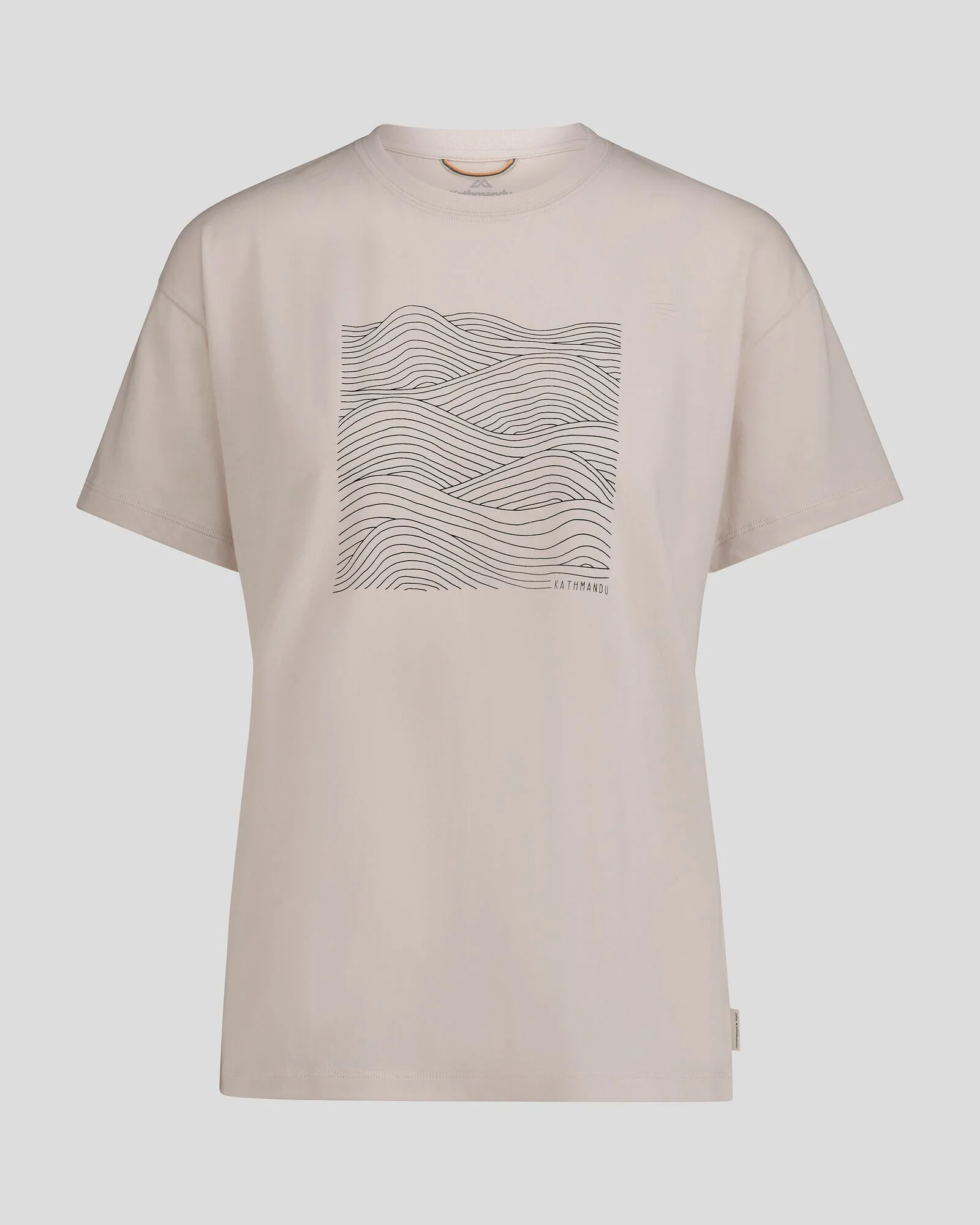 Women's Ripple Organic Cotton T-shirt - Shroom - Image 4