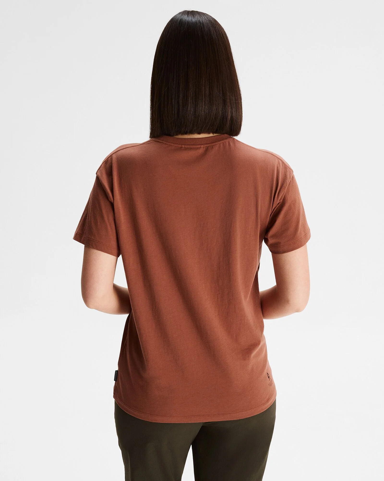 Women's Ripple Organic Cotton T-shirt - Woodsy - Image 3