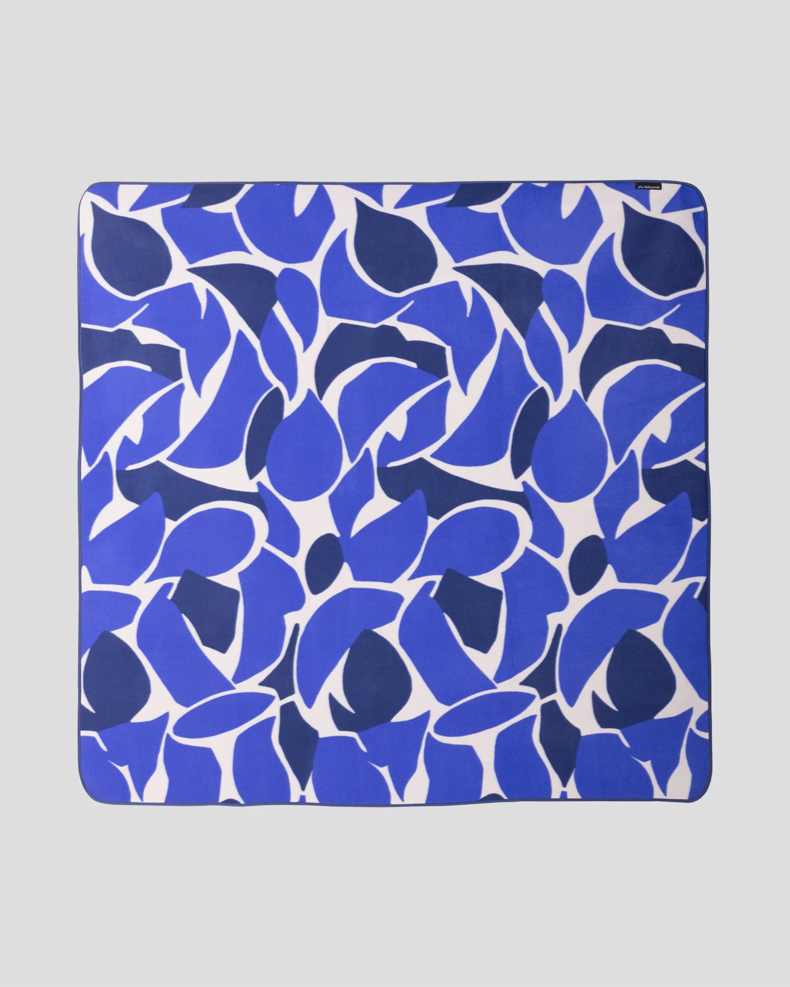 Roamer Picnic Rug - Medium - Dark Peri Forest Floor Print - Image 2