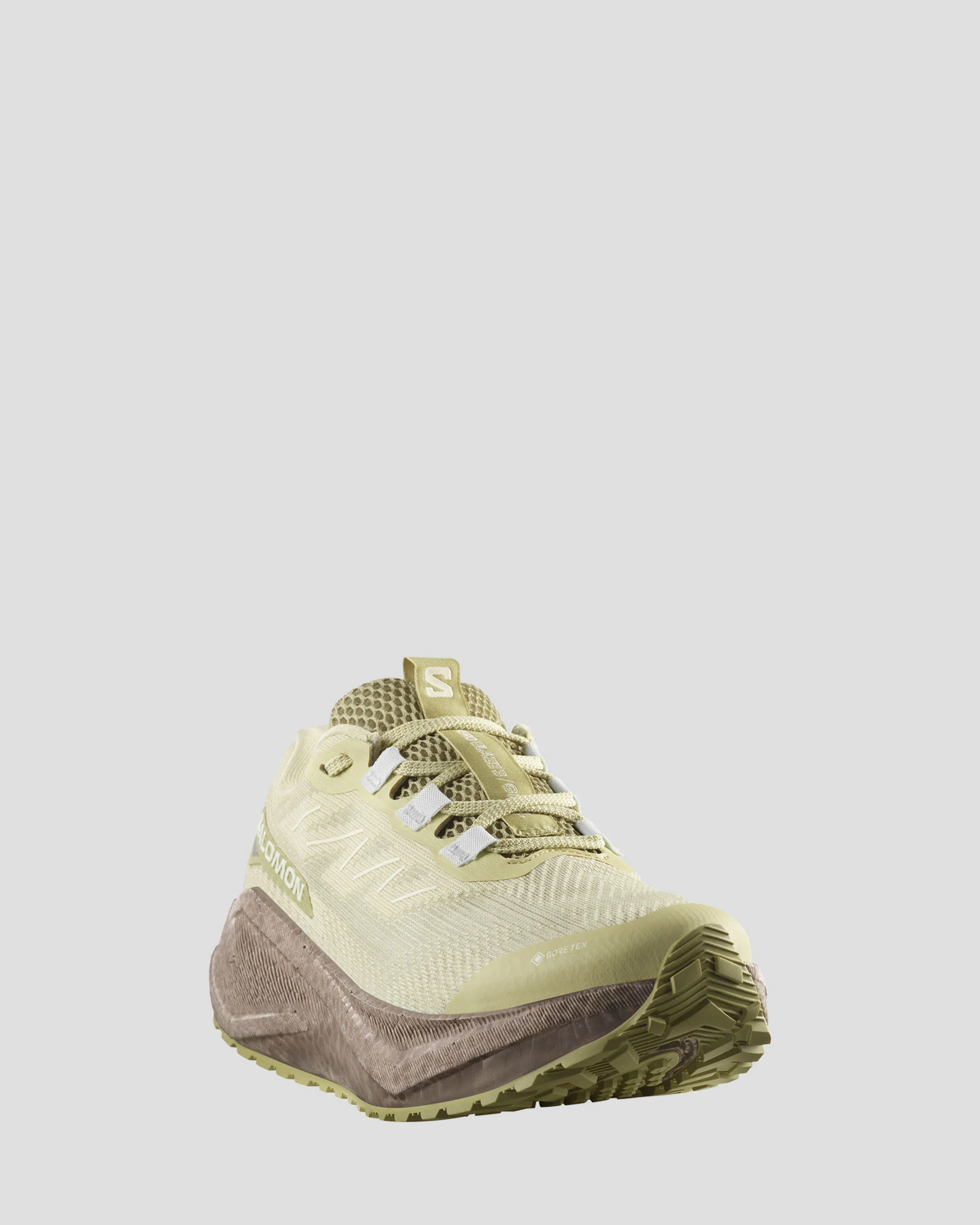 Women's Salomon Aero Blaze 3 GRVL GTX - Green Haze/Iron/Ice Flow - Image 2