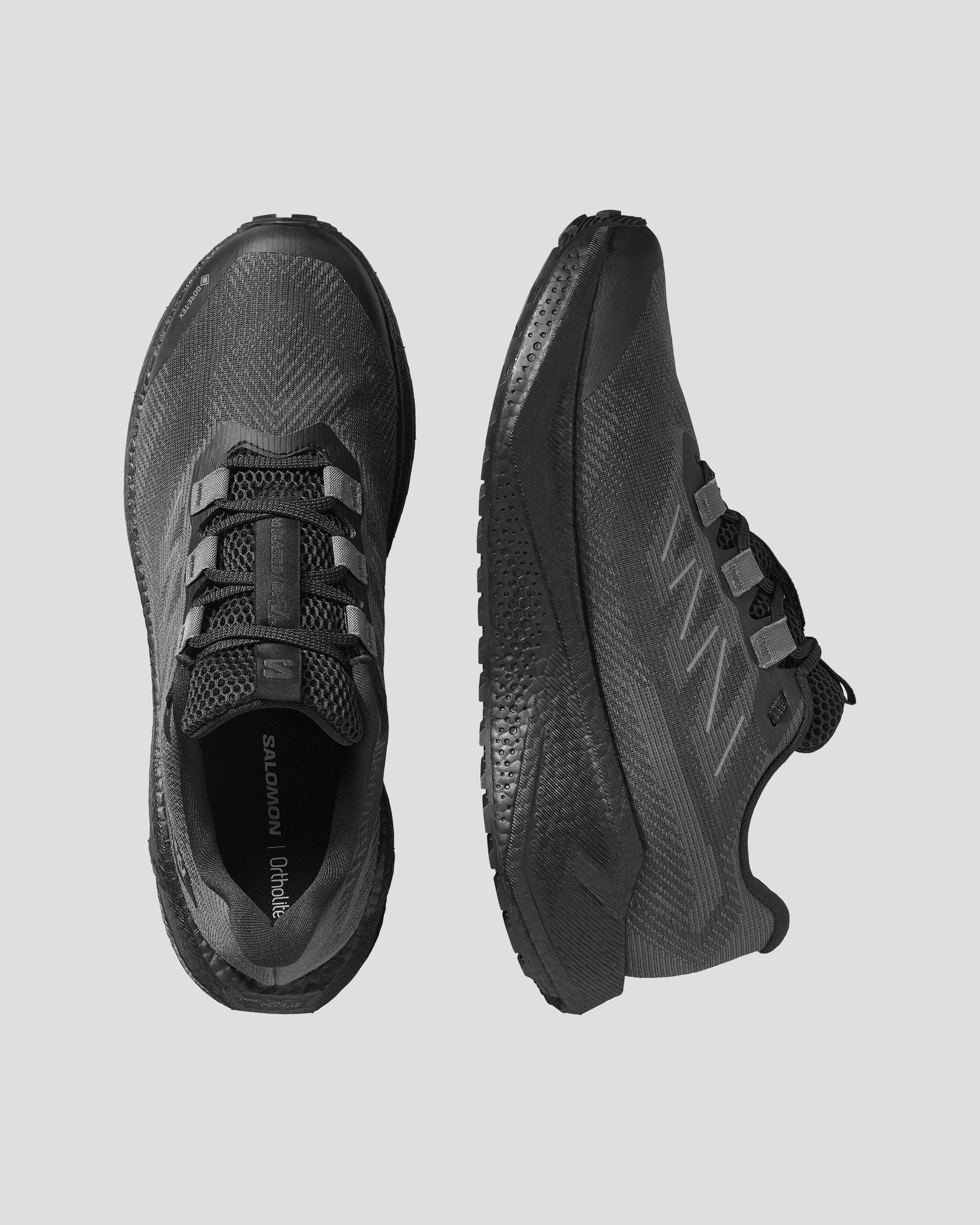 Men's Salomon Aero Blaze 3 GRVL Shoes - Black / Asphalt / Black - Image 4