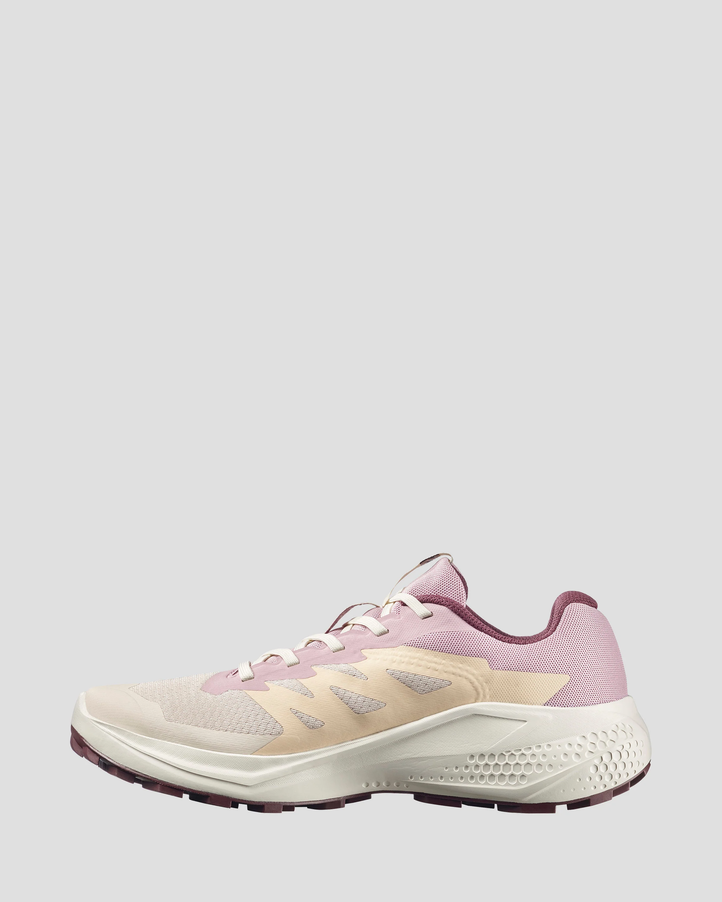 Women's Salomon Alphaglide Women Shoes - Tapioca / Dawn Pink / Huckleberry - Image 3