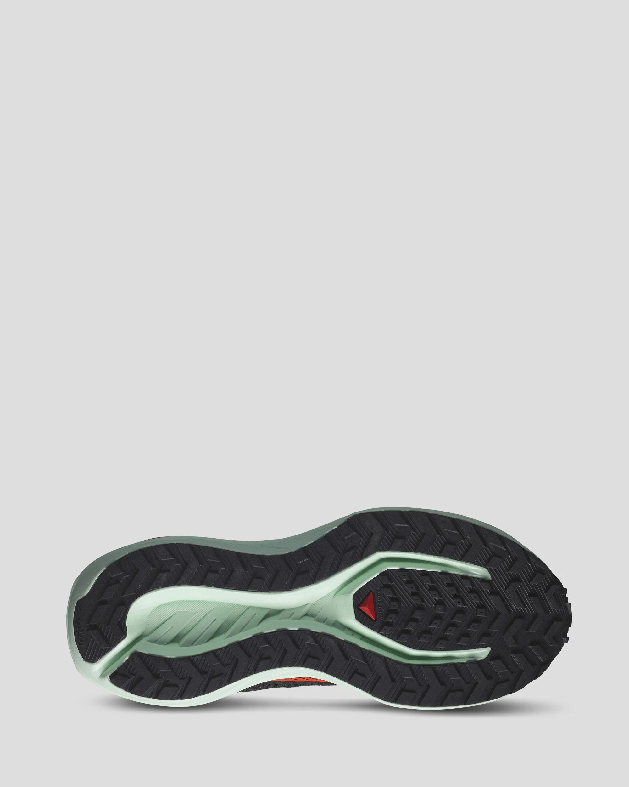 Women's Salomon DRX Defy Grvl Running Shoes - Black/CherryTomato/Bay - Image 5