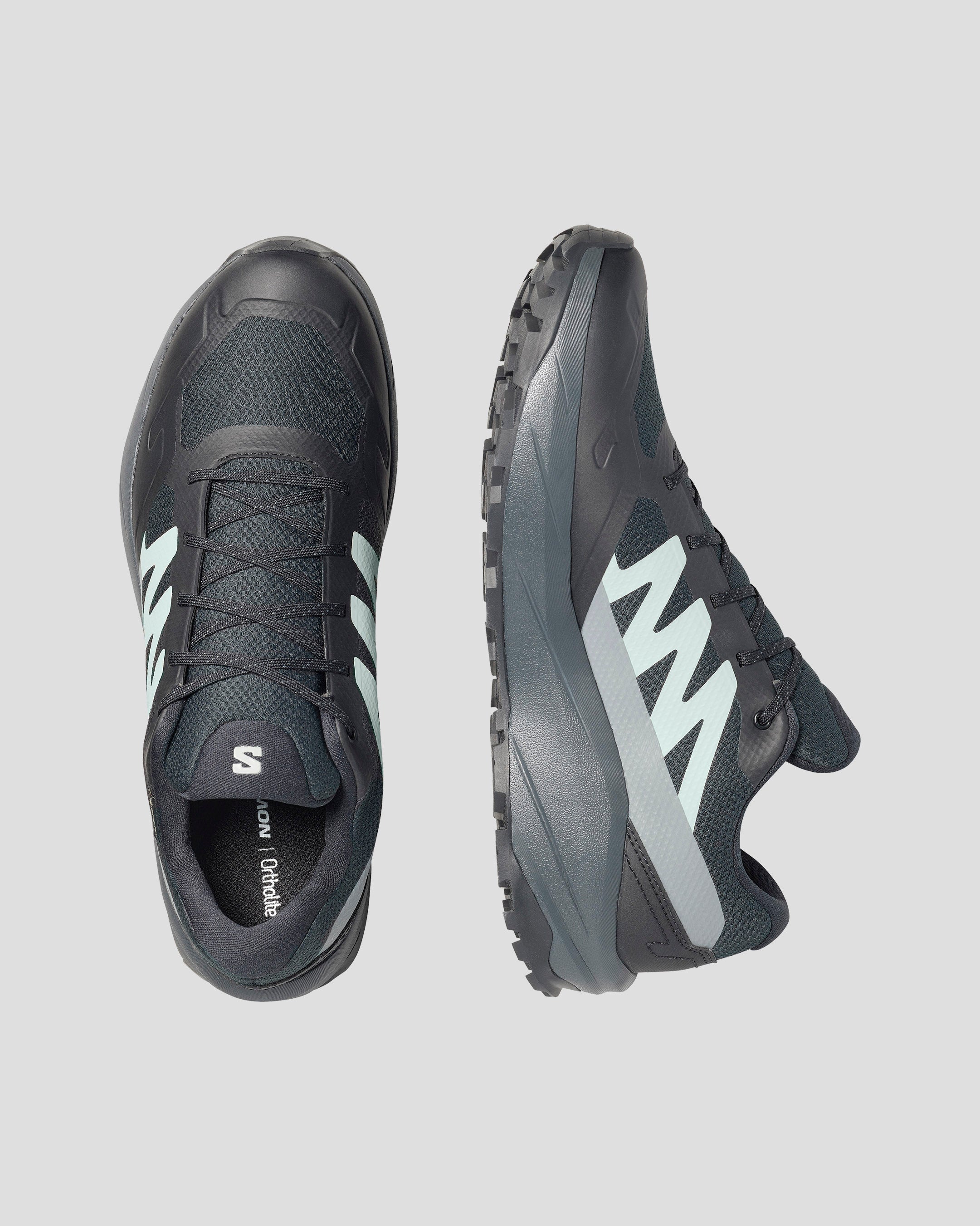 Men's Salomon Outscape Gore-Tex Shoes - Black / Asphalt / Wrought Iron - Image 4