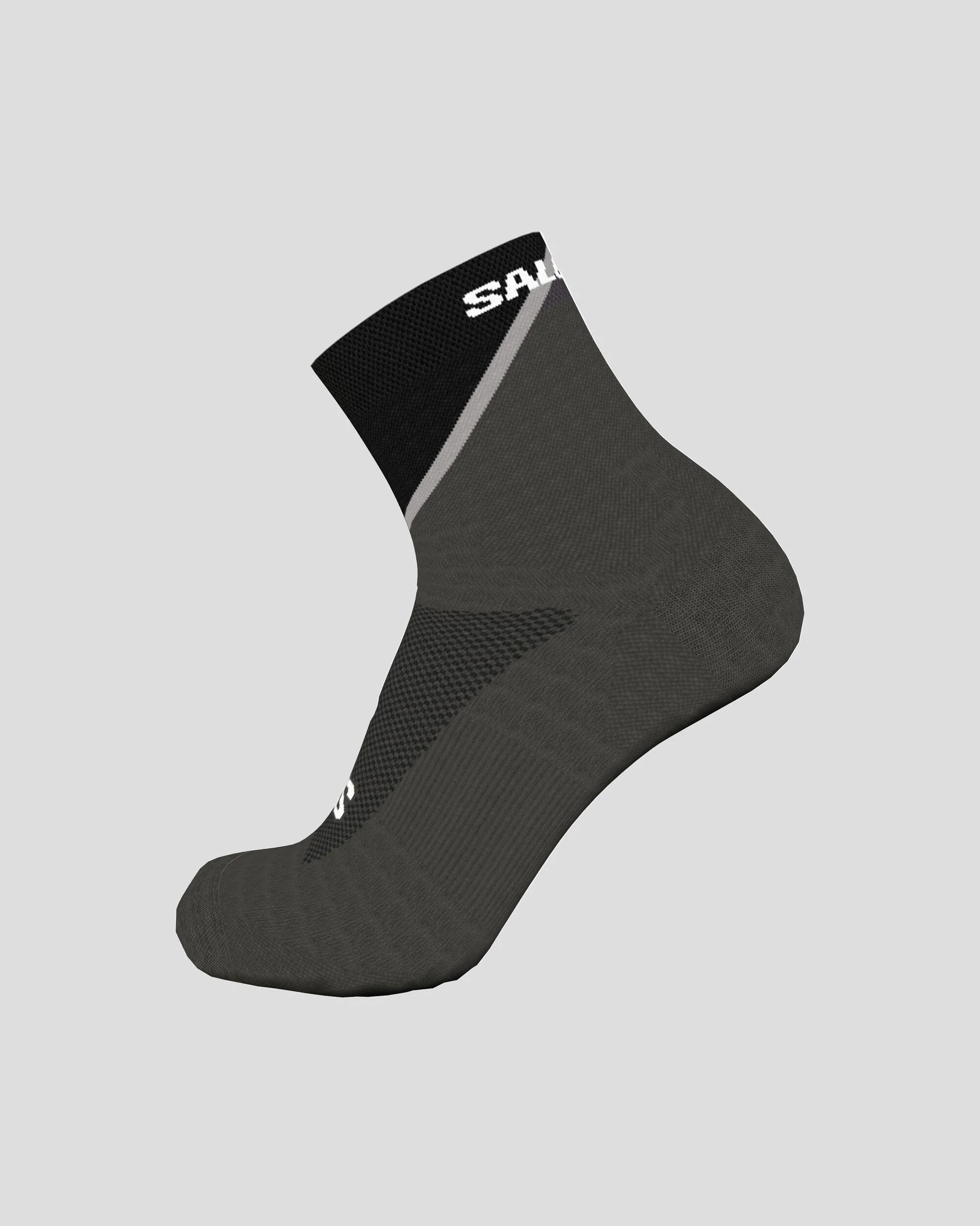 Salomon Pulse Ankle Socks - Magnet/Black/Monument - Image 2