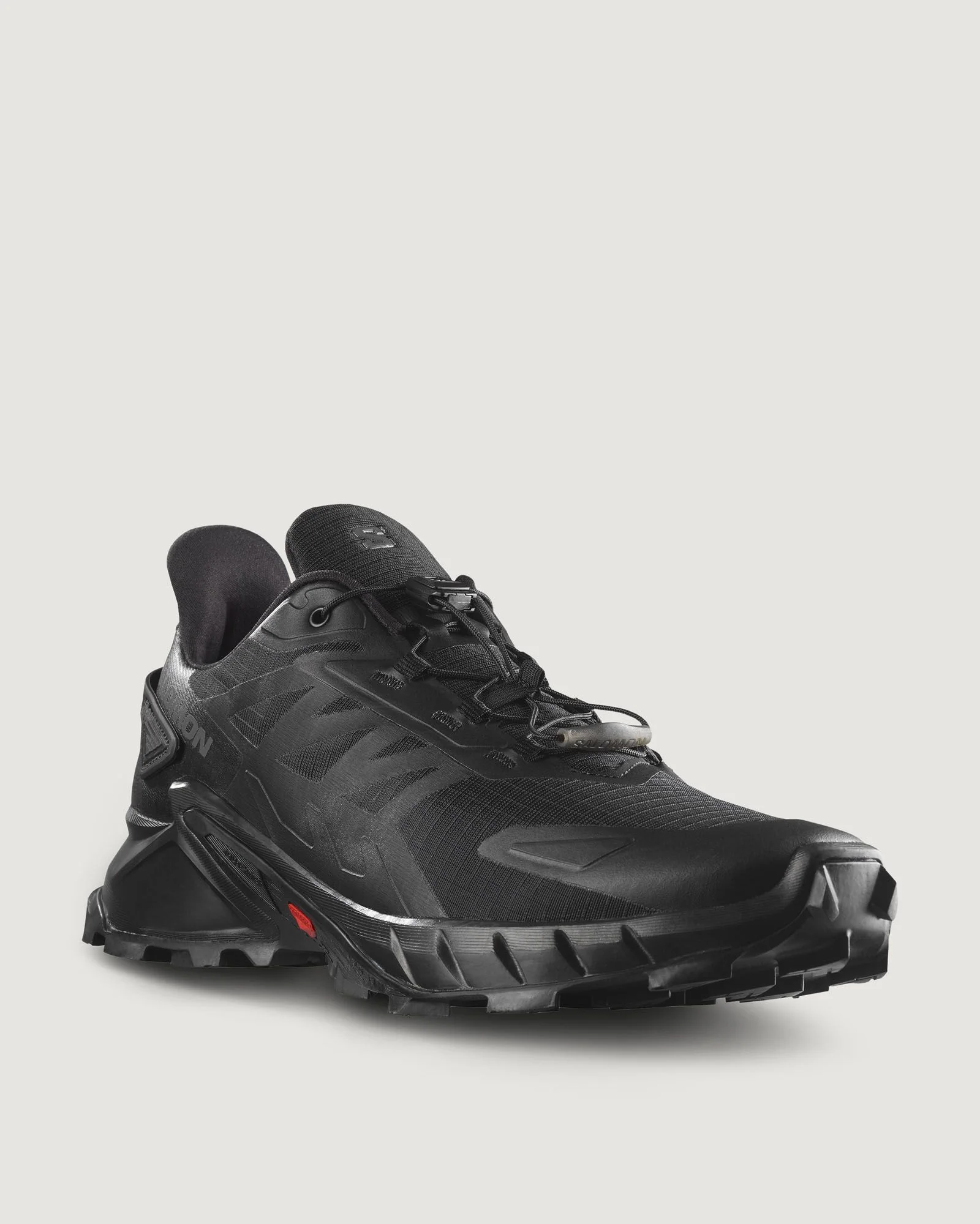 Men's Salomon SuperCross 4 Trail Running Shoes - Black/Black/Black - Image 2