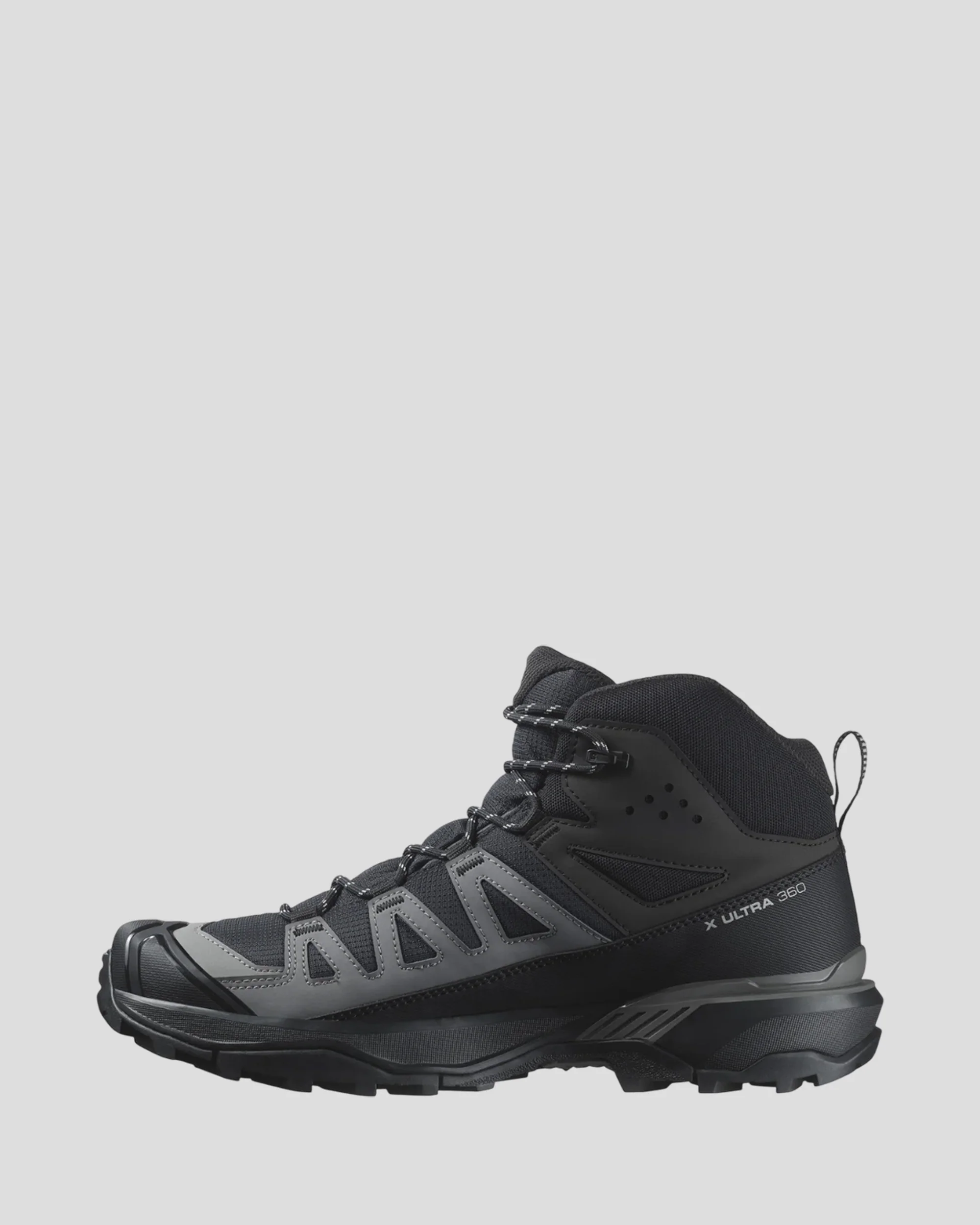 Men's Salomon X Ultra 360 Mid GTX Hiking Boots - Black/Magnet/Pewter - Image 3
