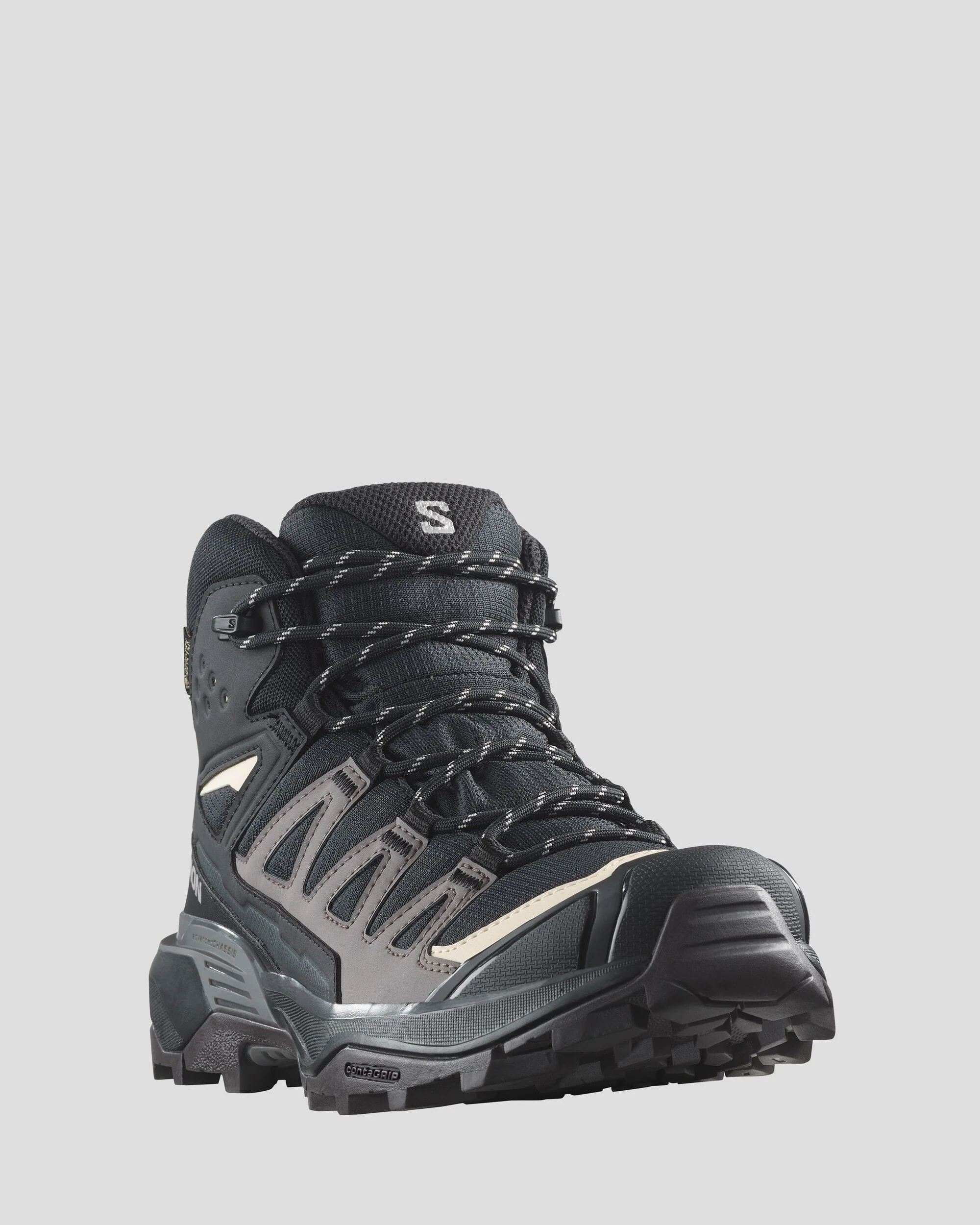 Salomon X Ultra 360 Mid GTX Women's Hiking Boots - Black/Plum Kitten/Shale - Image 2