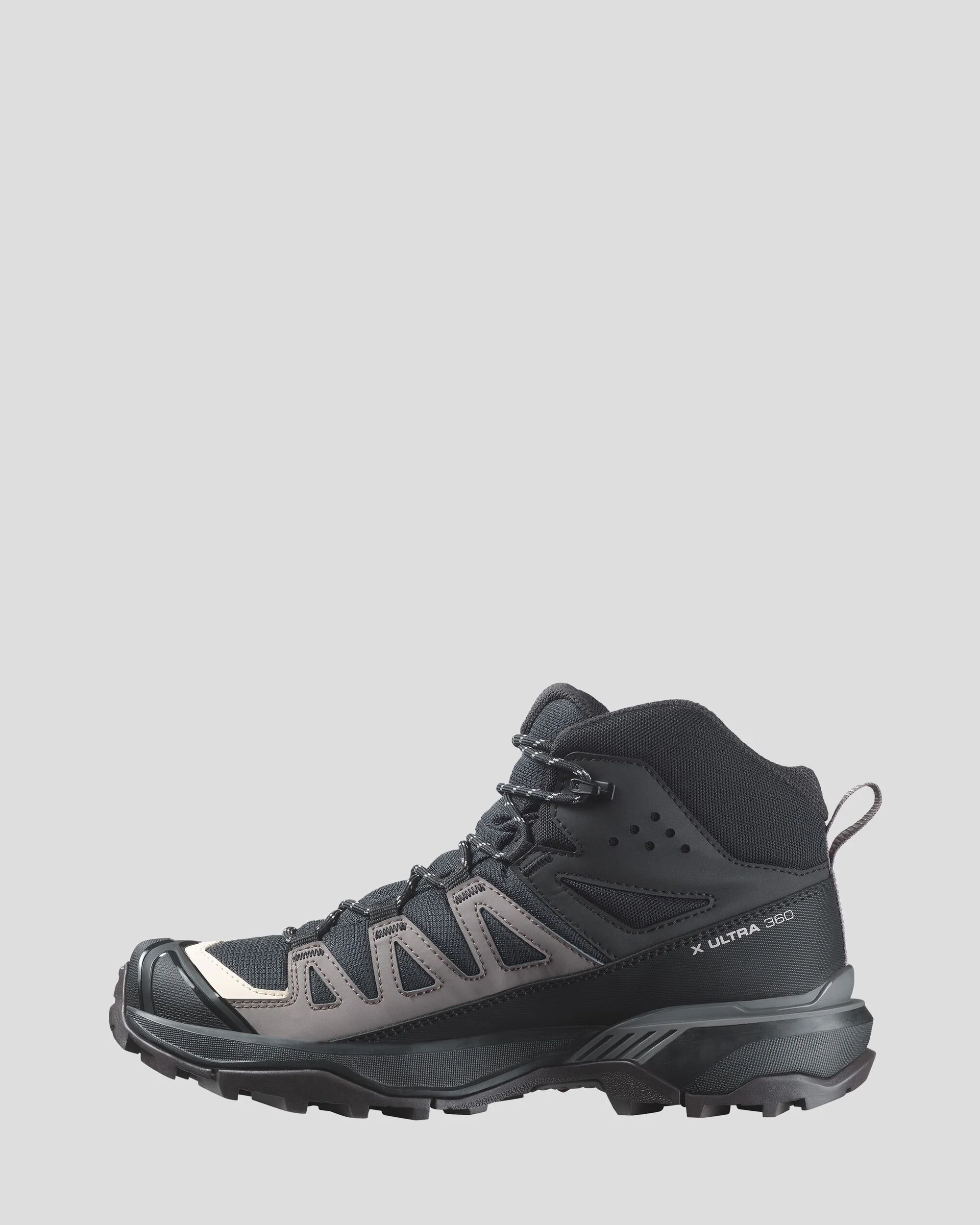 Salomon X Ultra 360 Mid GTX Women's Hiking Boots - Black/Plum Kitten/Shale - Image 3