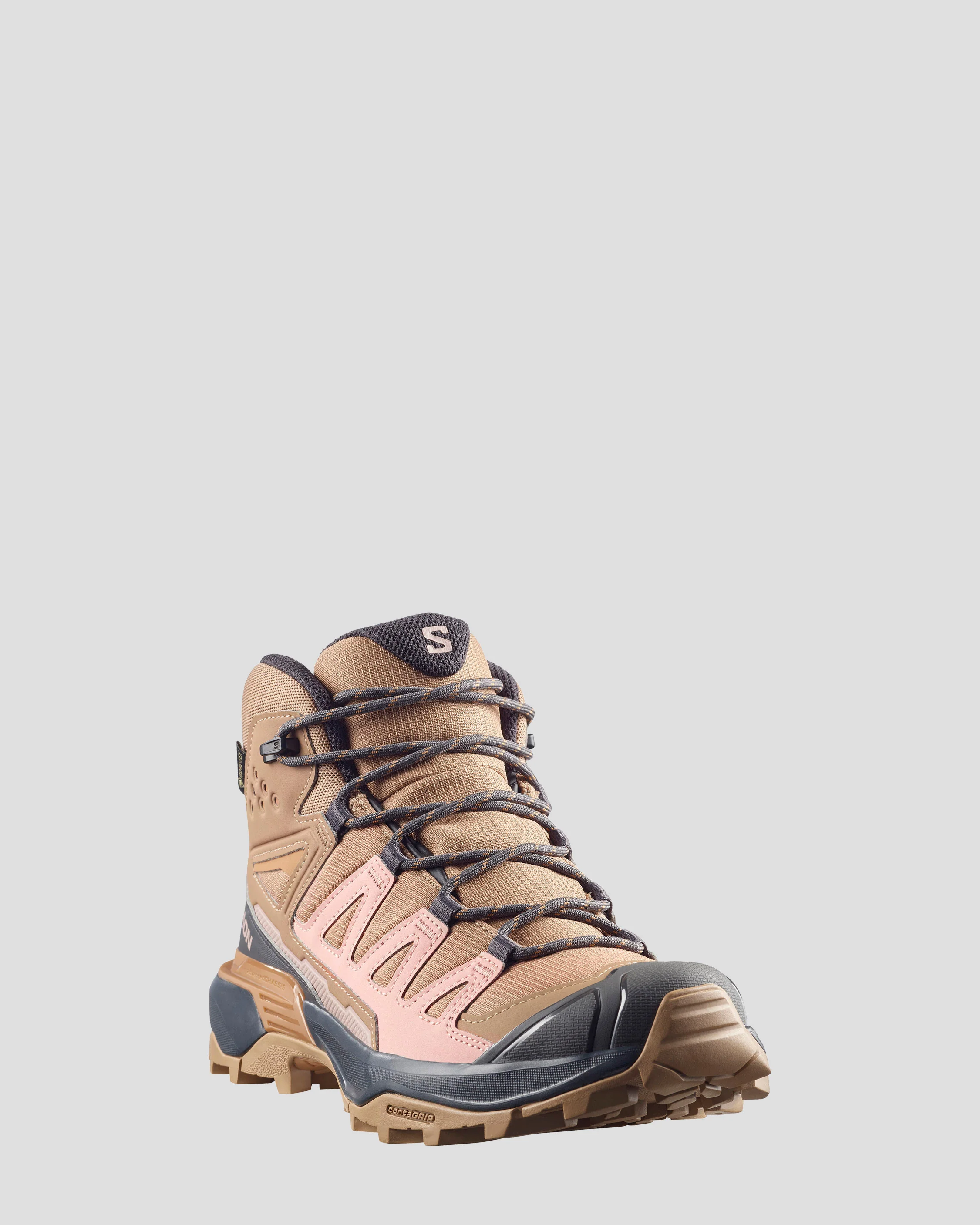 Women's X ULTRA 360 MID GORE-TEX Shoes - Burro / Shadow Gray / Pecan Brown - Image 2