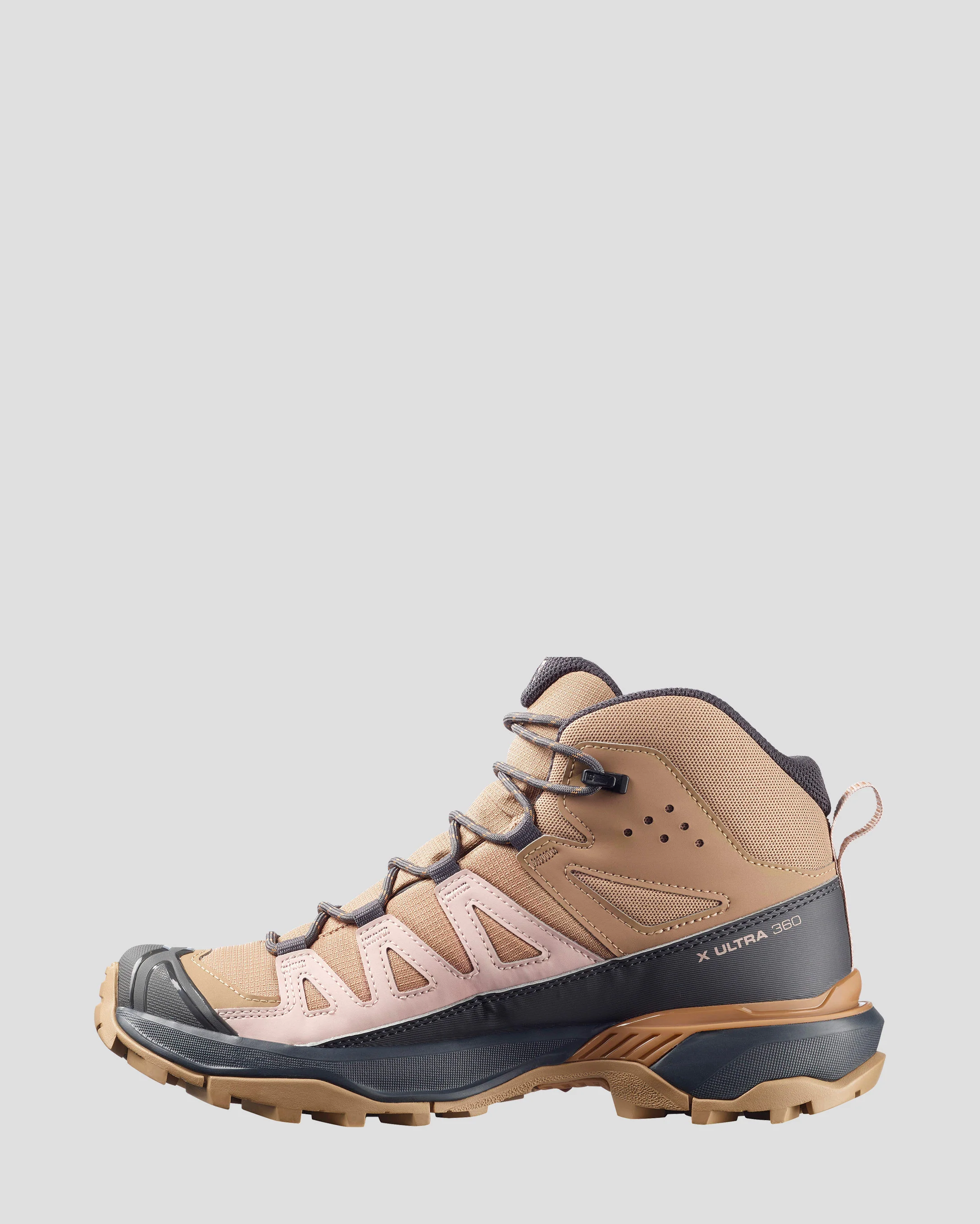 Women's X ULTRA 360 MID GORE-TEX Shoes - Burro / Shadow Gray / Pecan Brown - Image 3