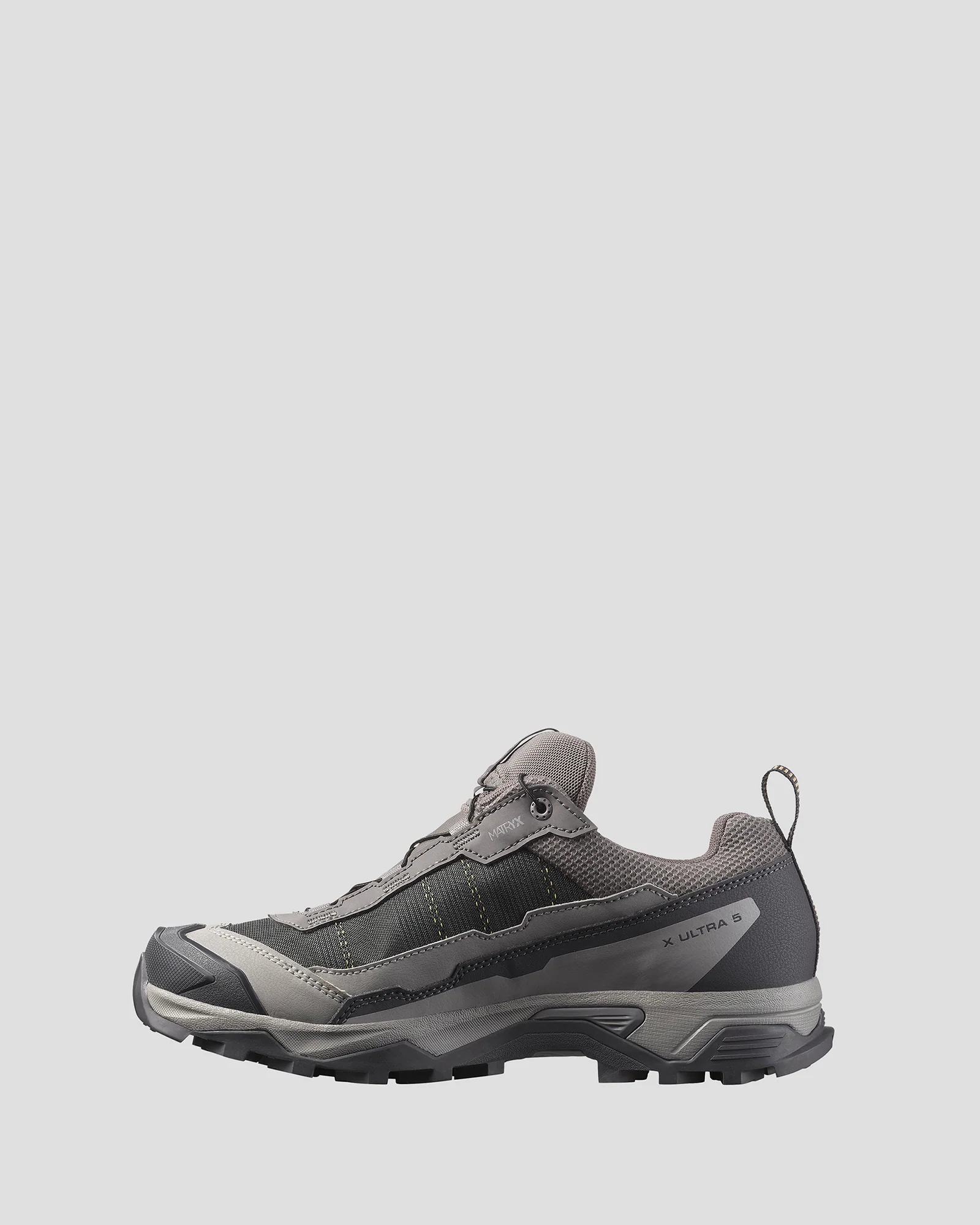 Women's Salomon X Ultra 5 GTX Hiking Shoes - Plum Kitten/Nine Iron/Soft Clay - Image 3