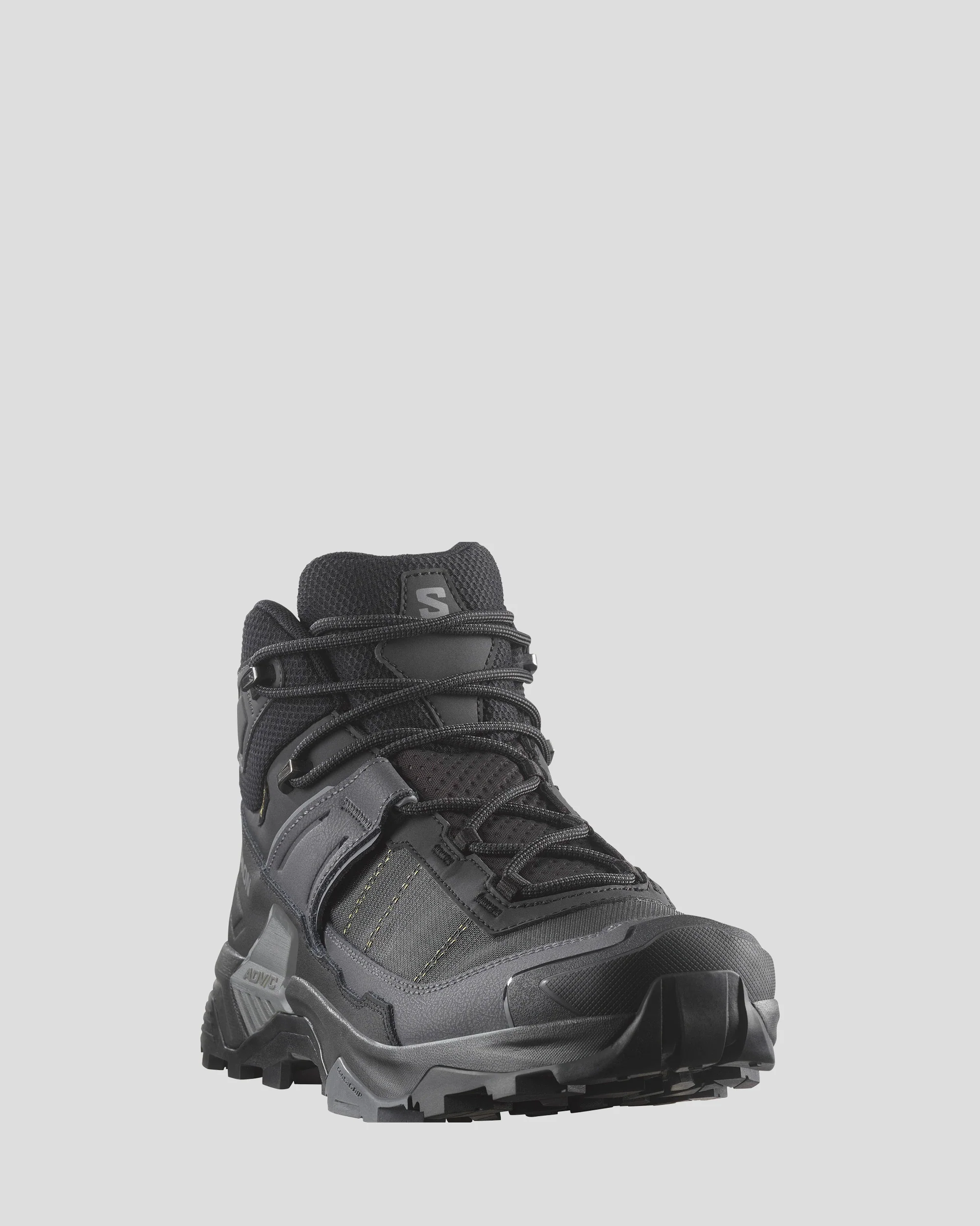 Men's Salomon X Ultra 5 GTX Mid Hiking Boots - Black/Asphalt/Castlerock - Image 3