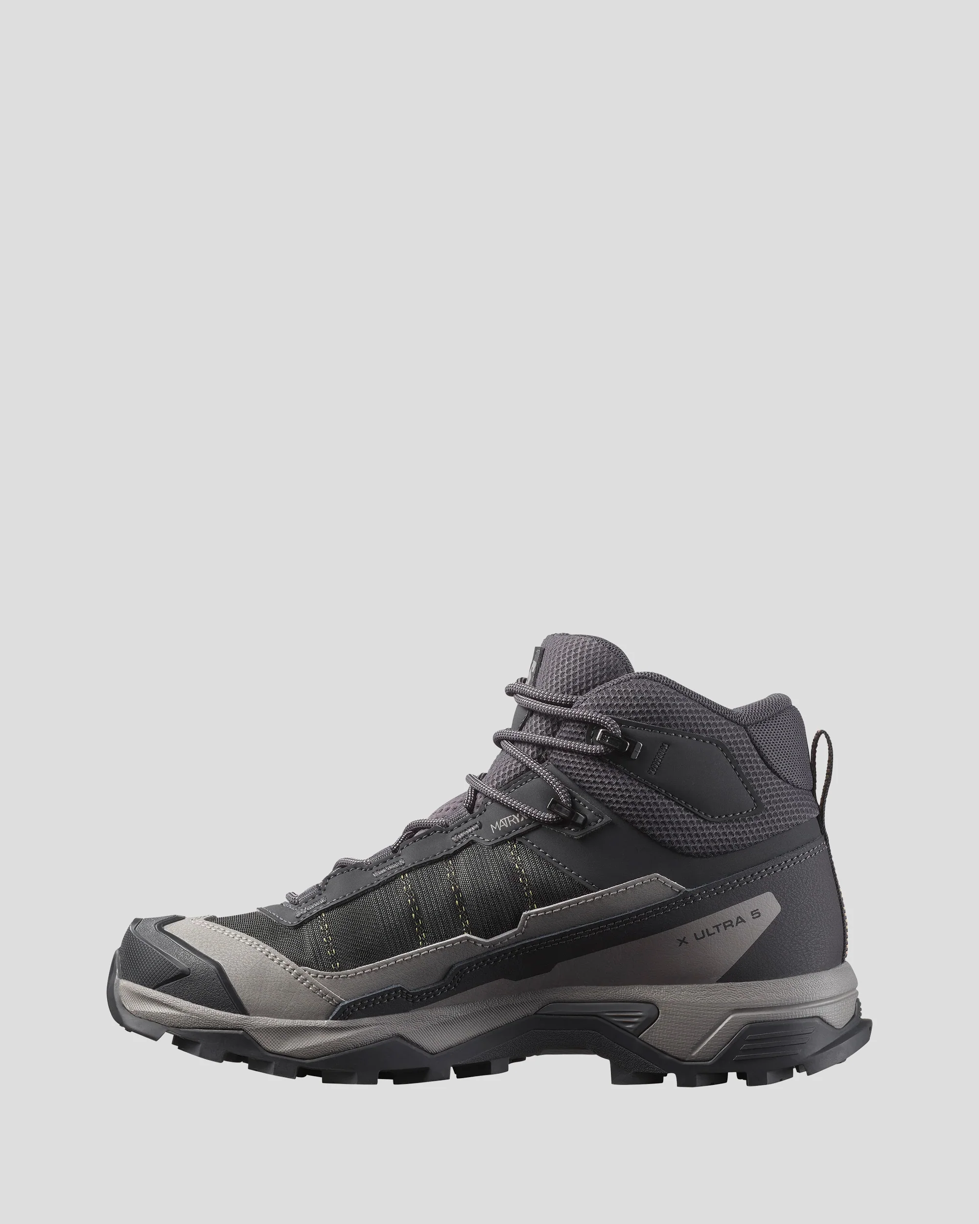 Salomon X Ultra 5 Mid GTX Womens Shoes - Nine Iron/Gull/Soft Clay - Image 3