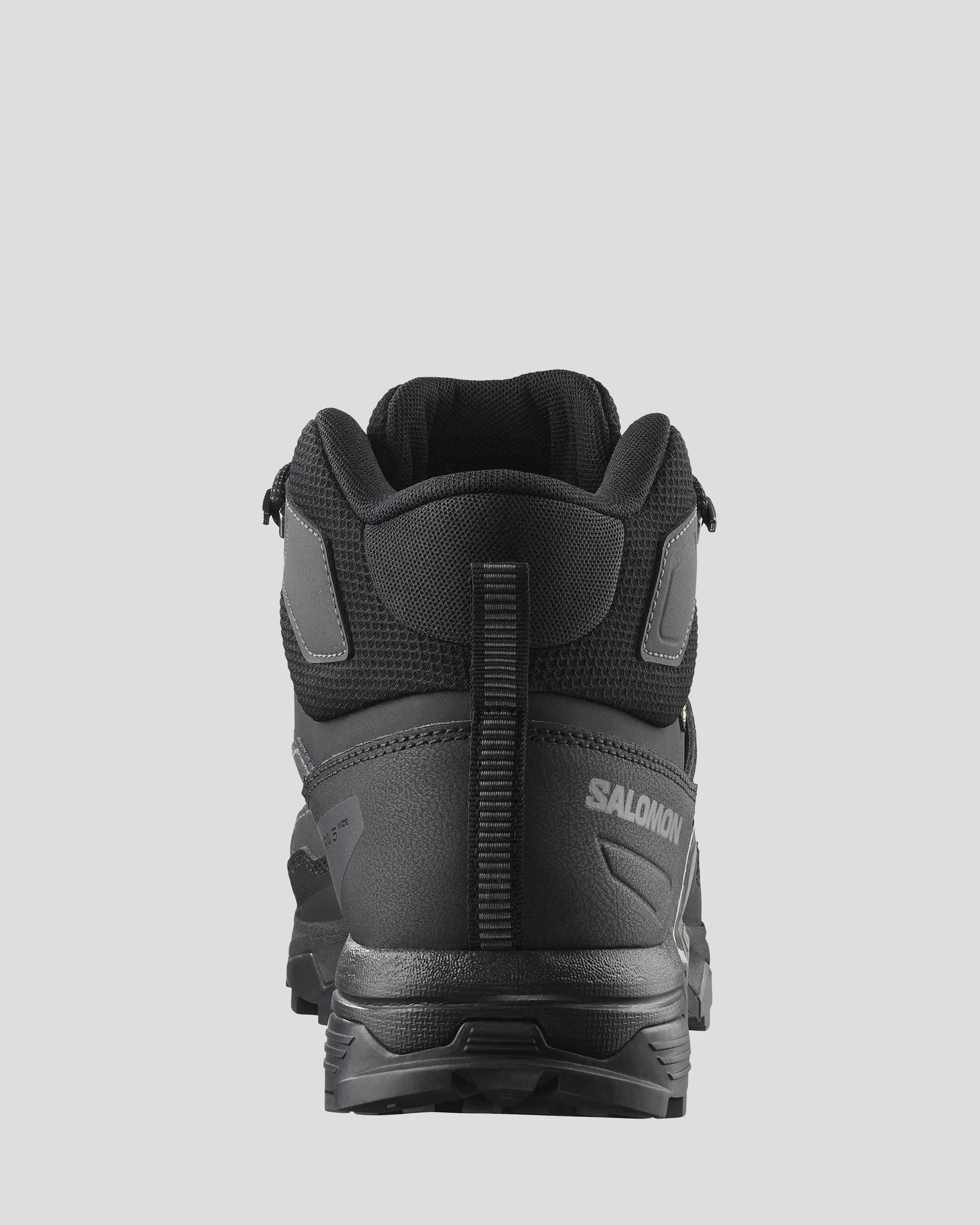 Men's Salomon X Ultra 5 GTX Mid Hiking Boots - Wide - Black/Asphalt/Castlerock - Image 6