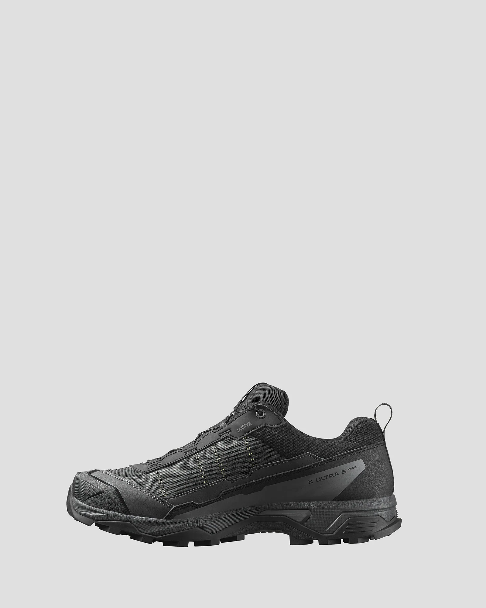 Men's Salomon X Ultra 5 GTX Hiking Shoes - Wide - Black/Asphalt/Castlerock - Image 3