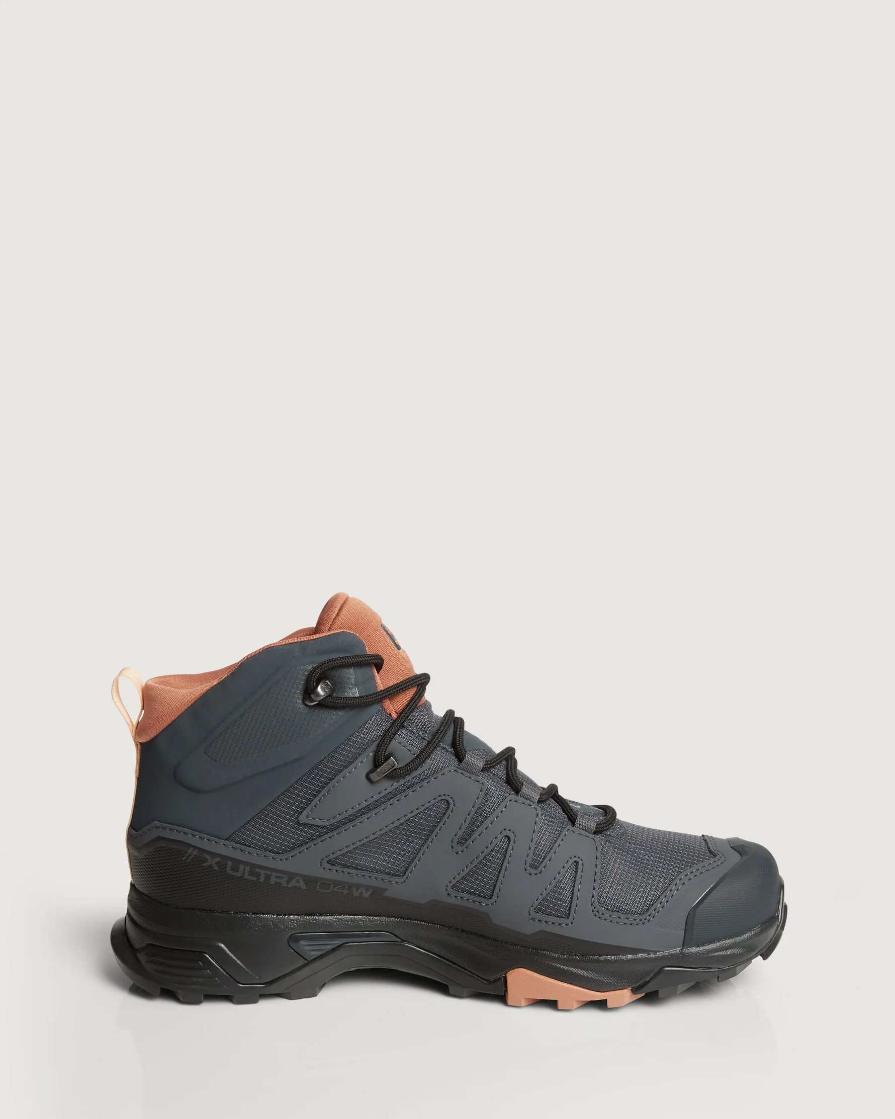 Women's Salomon X Ultra 4 GORE-TEX Mid Hiking Boots - Ebony/Mocha Mousse/Almond Cream - Image 2