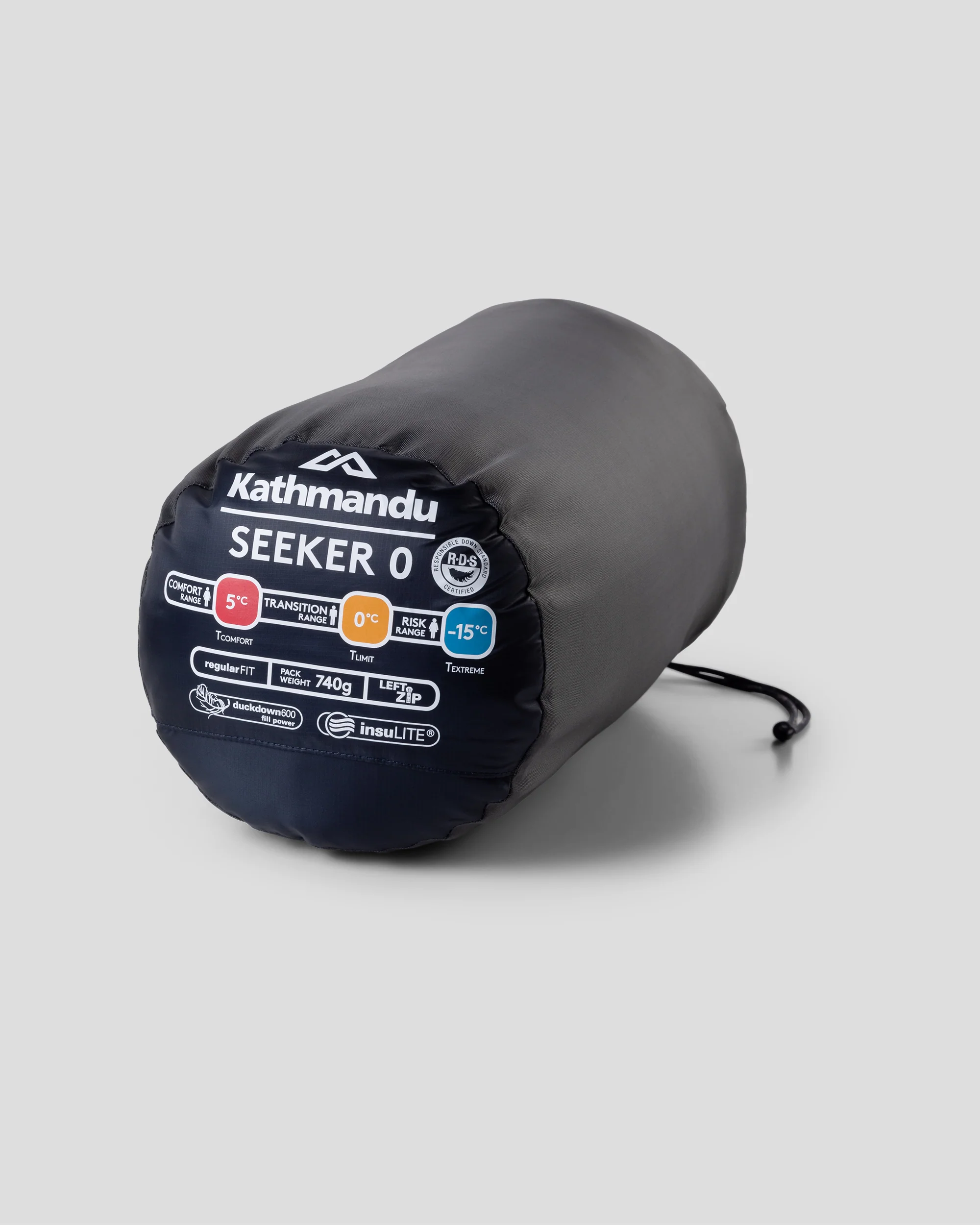 Seeker 0 Sleeping Bag - Mid Navy - Image 3